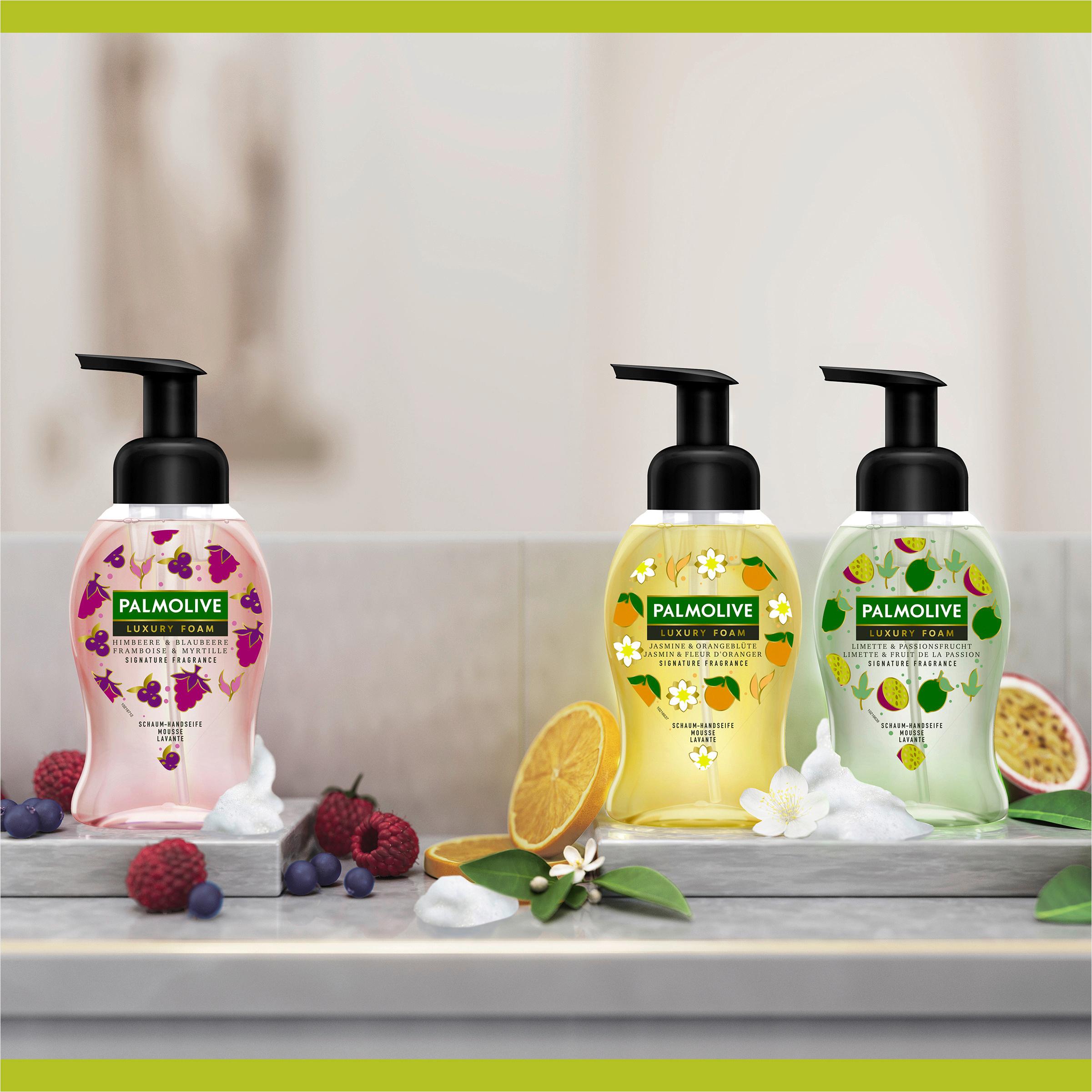 Produktbild Palmolive Seife Luxury Foam Limette&Passionsfrucht - Schaumseife für die sanfte Reinigung der Hände 4 von 5