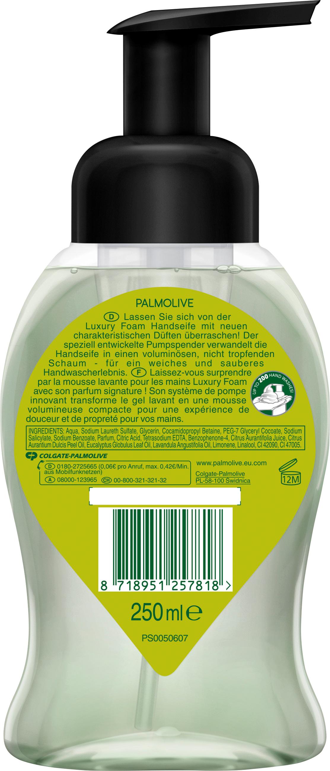 Produktbild Palmolive Seife Luxury Foam Limette&Passionsfrucht - Schaumseife für die sanfte Reinigung der Hände 2 von 5
