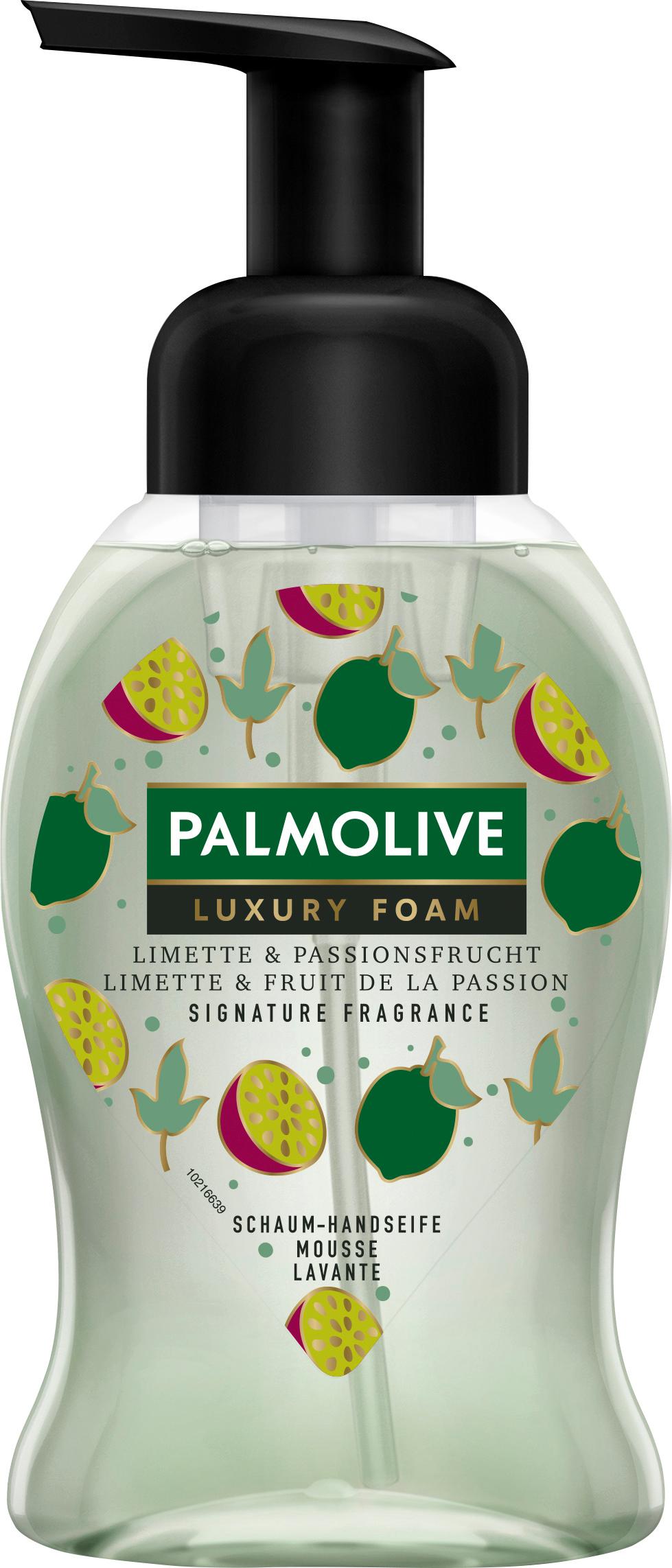 Palmolive Seife Luxury Foam Limette&Passionsfrucht - Schaumseife für die sanfte Reinigung der Hände