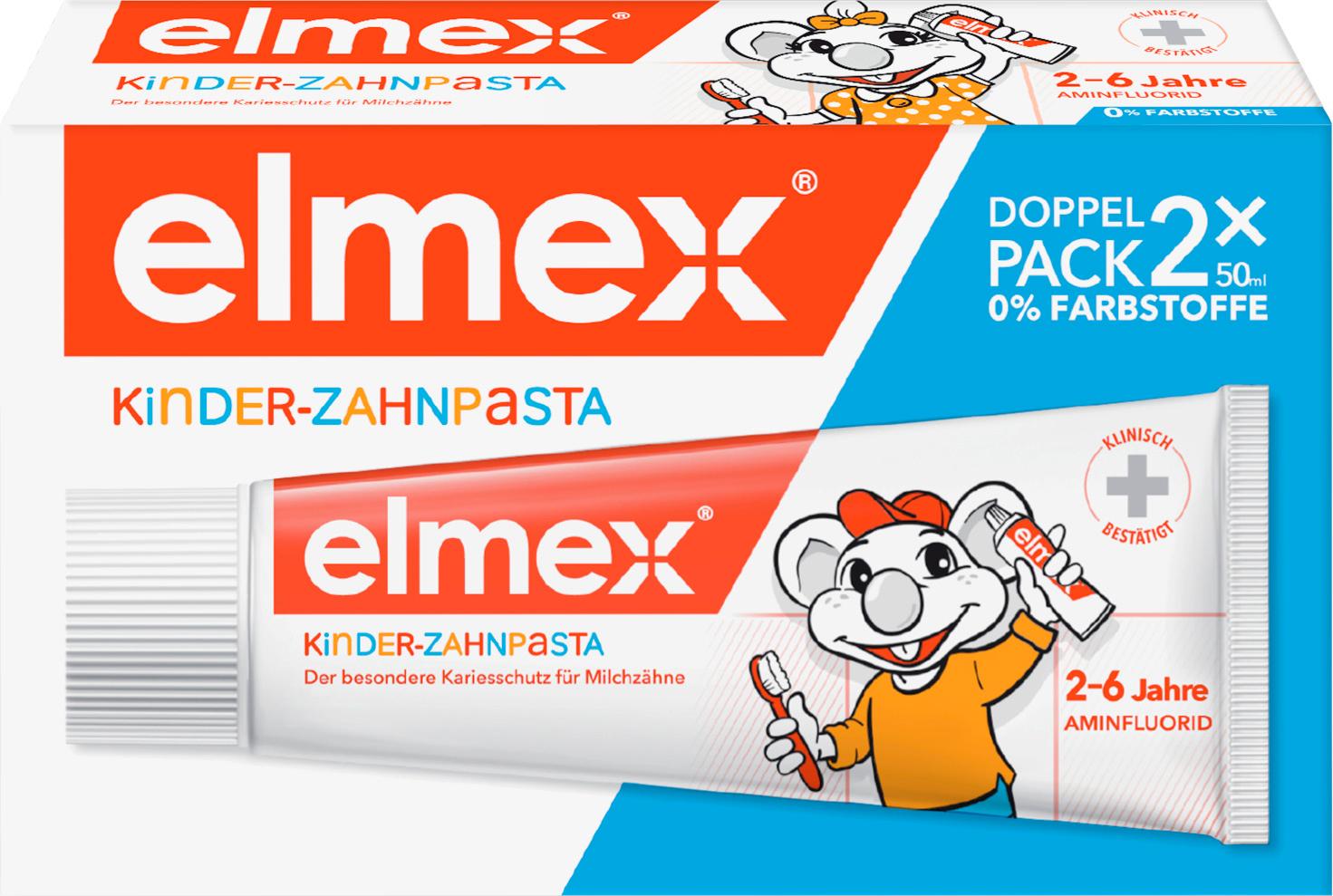 elmex Kinderzahnpasta 2-6 Jahre – mit Aminfluorid