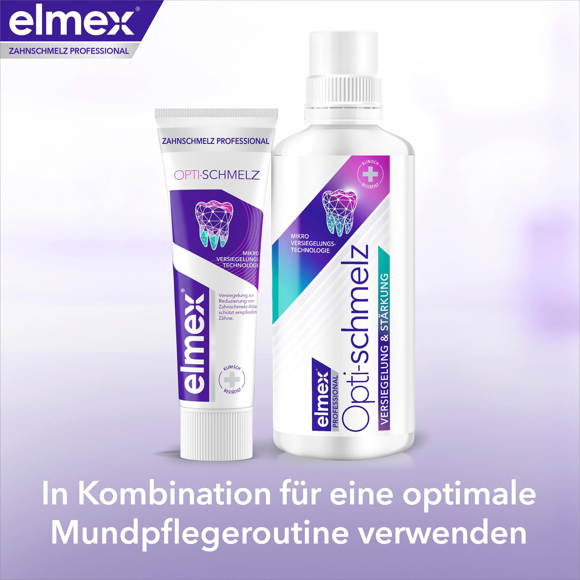 Produktbild elmex Zahnpasta Professional Opti-schmelz Versiegelung&Stärkung – versiegelt den Zahnschmelz, schützt vor Zahnschmelzabbau 3 von 8
