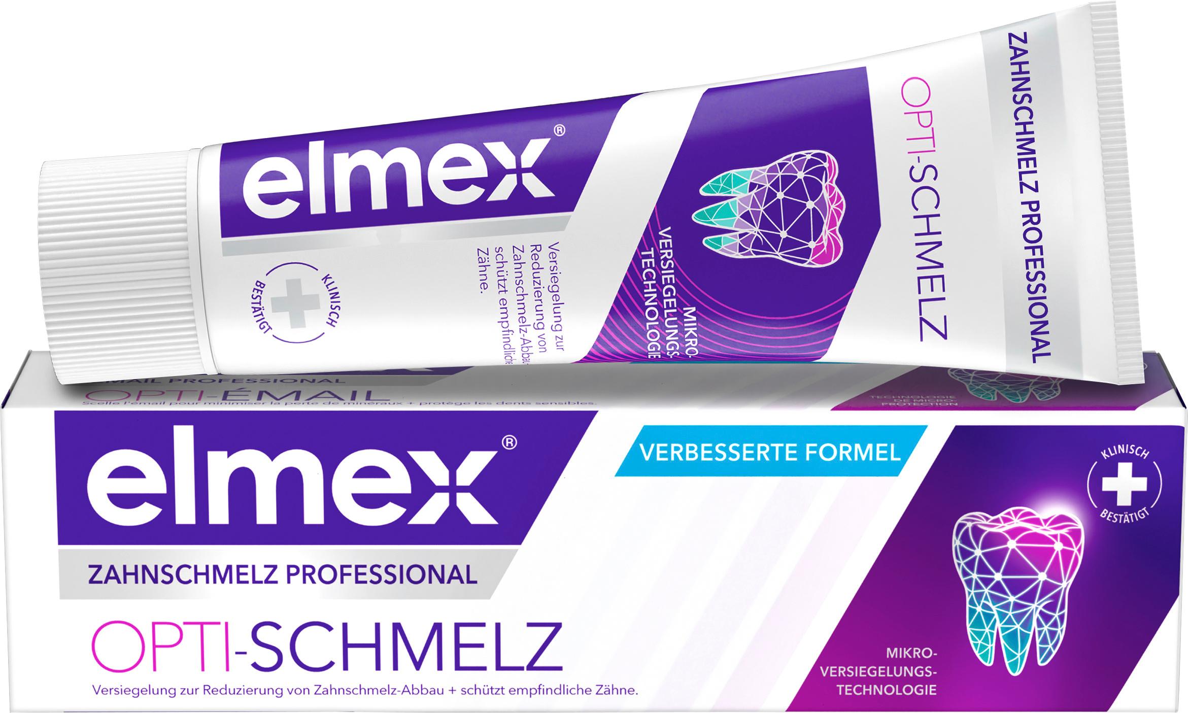 Produktbild elmex Zahnpasta Professional Opti-schmelz Versiegelung&Stärkung – versiegelt den Zahnschmelz, schützt vor Zahnschmelzabbau 7 von 8