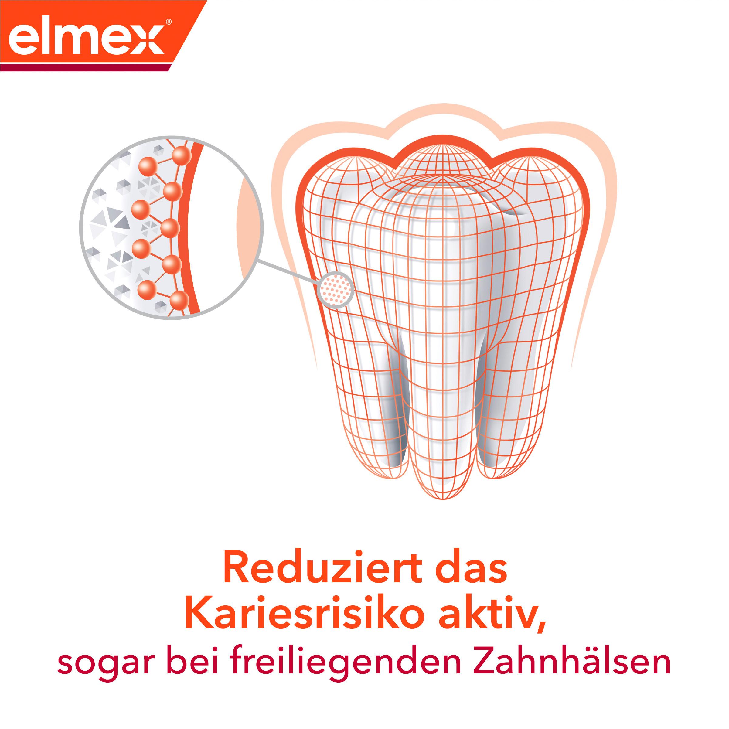 Produktbild elmex Zahnpasta Kariesschutz Professional – medizinische Zahnreinigung mit patentiertem Zuckersäuren-Neutralisator 6 von 11