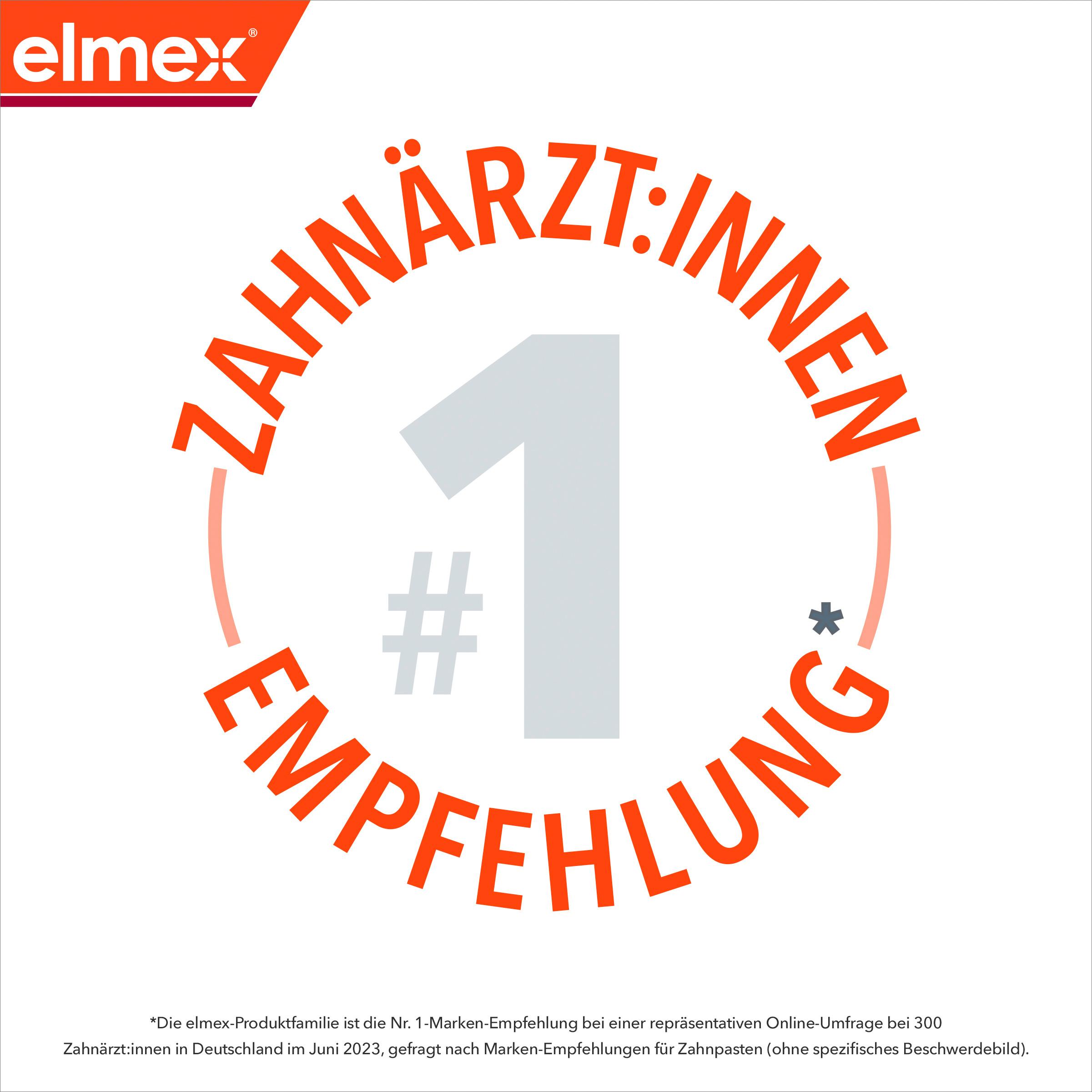 Produktbild elmex Zahnpasta Kariesschutz Professional – medizinische Zahnreinigung mit patentiertem Zuckersäuren-Neutralisator 4 von 11