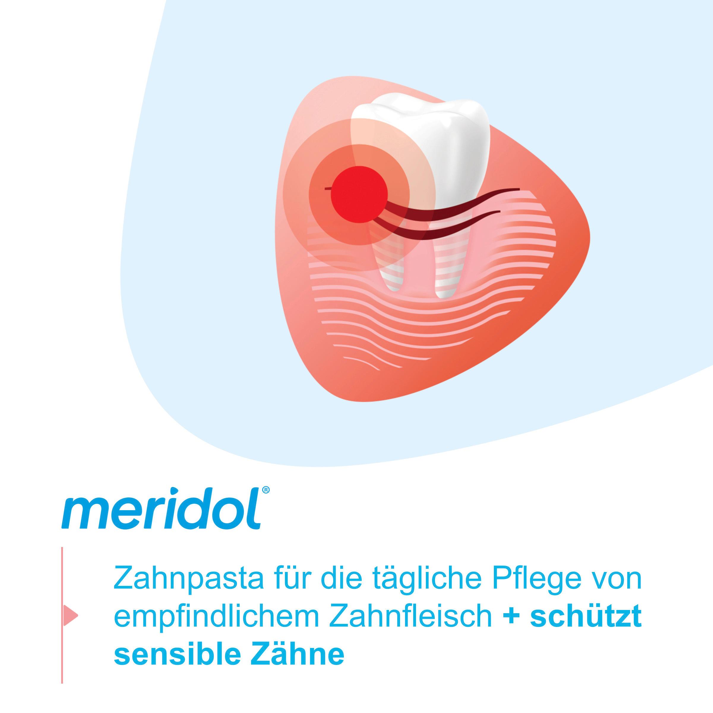Produktbild meridol Zahnpasta Rundumpflege - tägliche Rundumpflege für empfindliches Zahnfleisch&Zähne 4 von 9