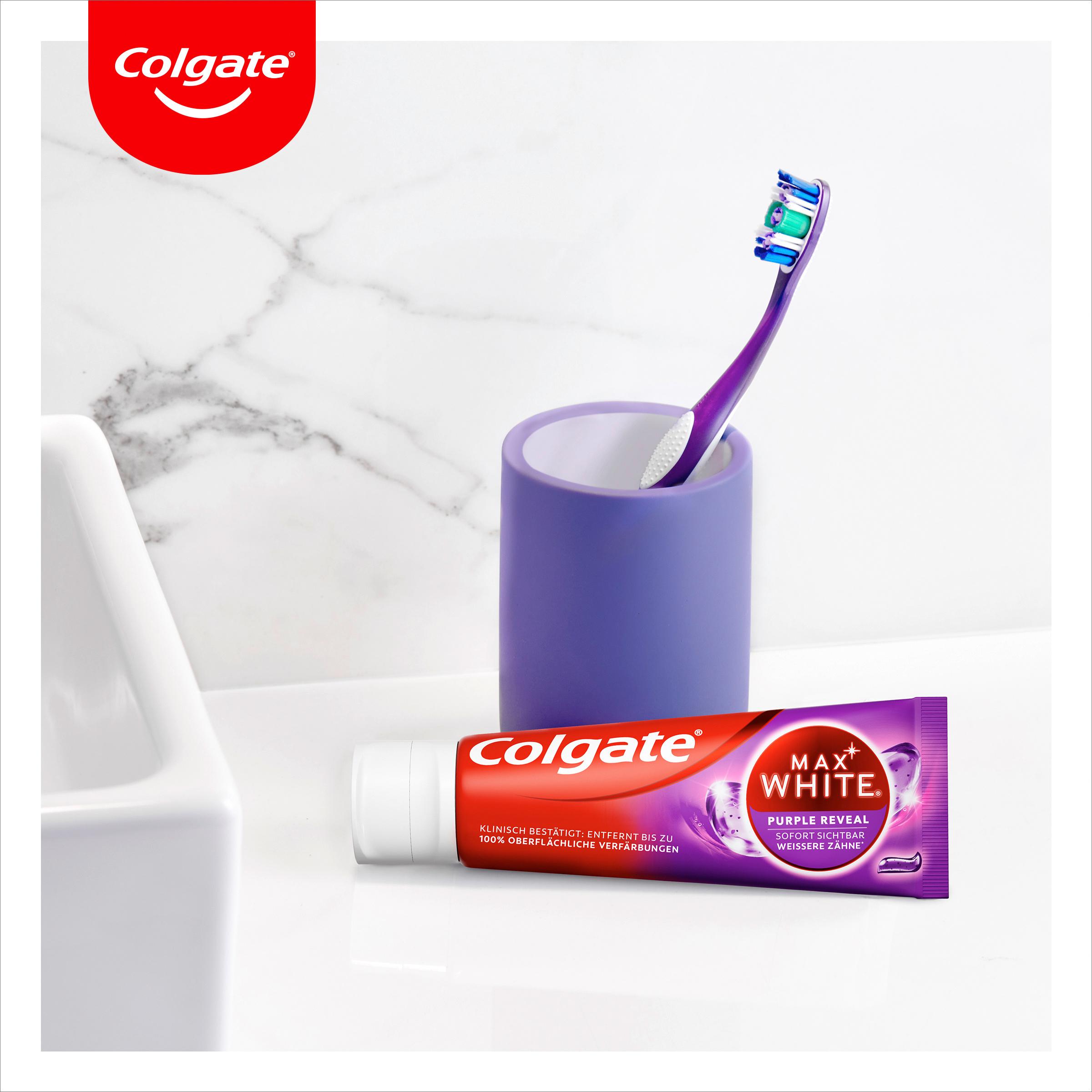 Produktbild Colgate Max White Zahncreme Purple Reveal 2 von 8
