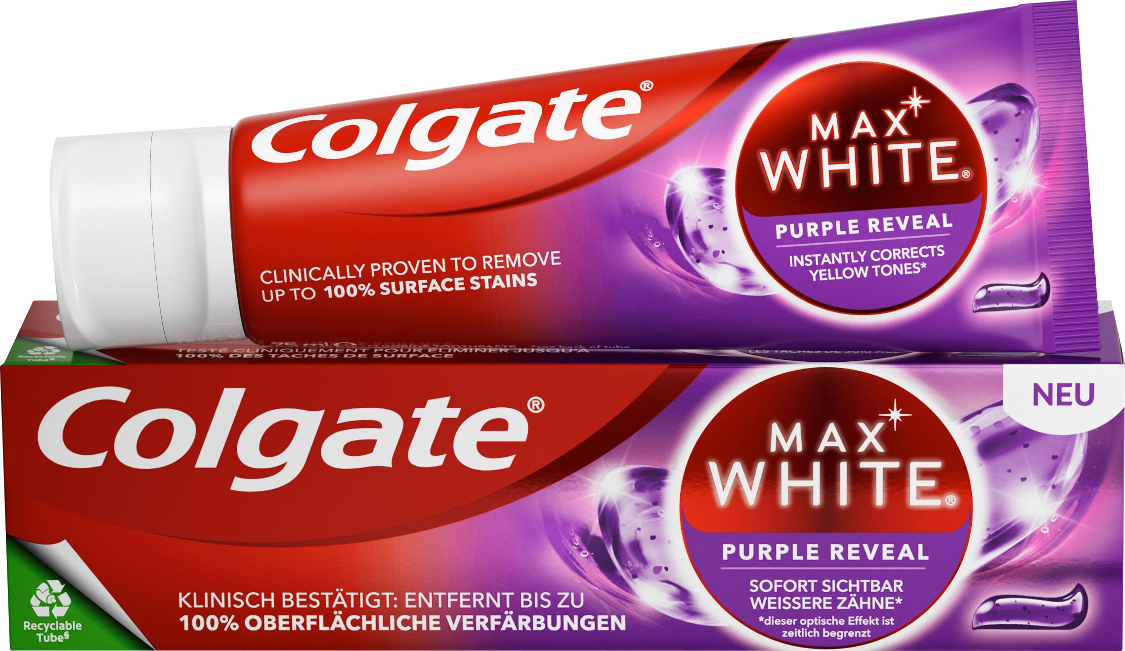 Produktbild Colgate Max White Zahncreme Purple Reveal 7 von 8
