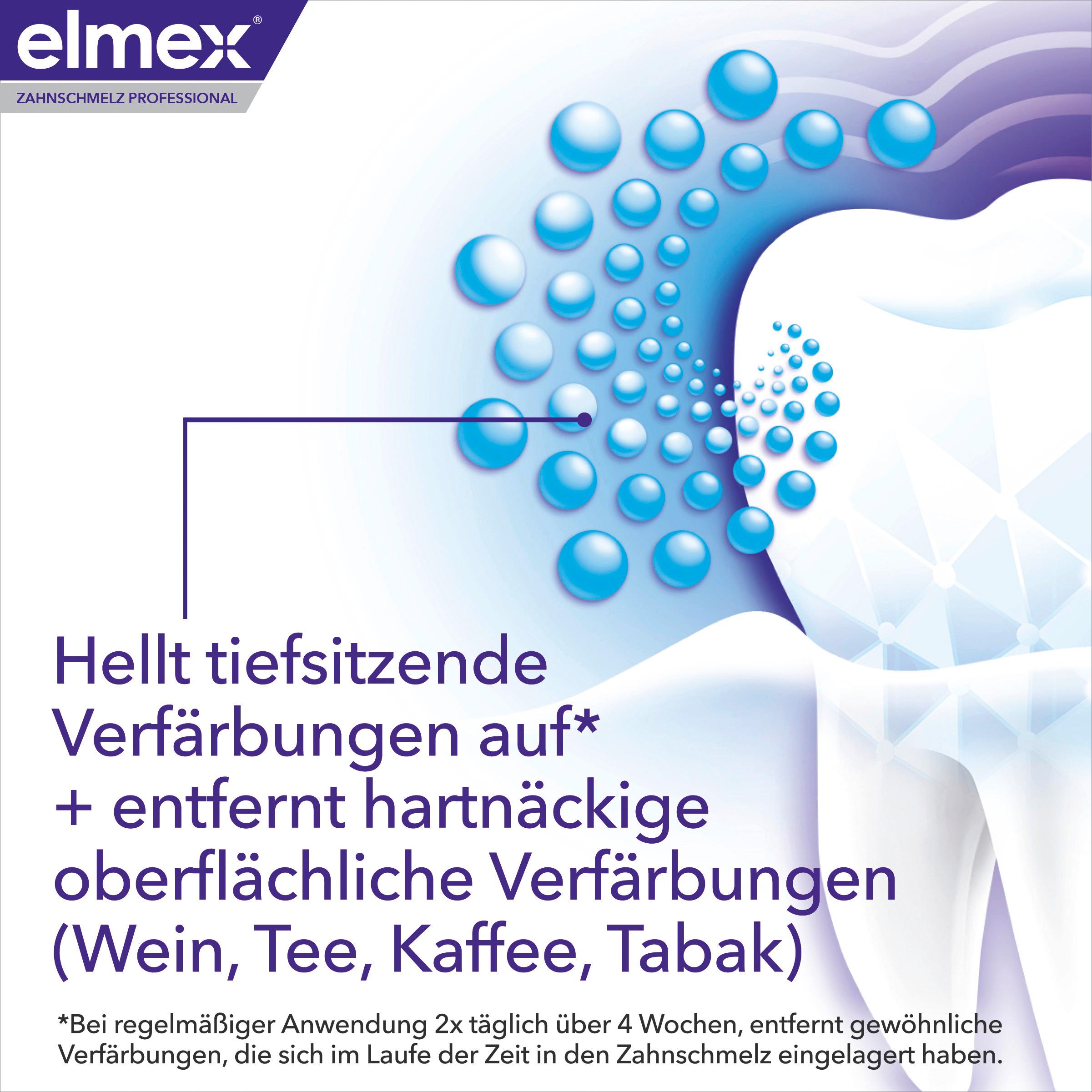 Produktbild Elmex Zahnschmelz Professional Zahnpasta Gesundes Weiß 2 von 12