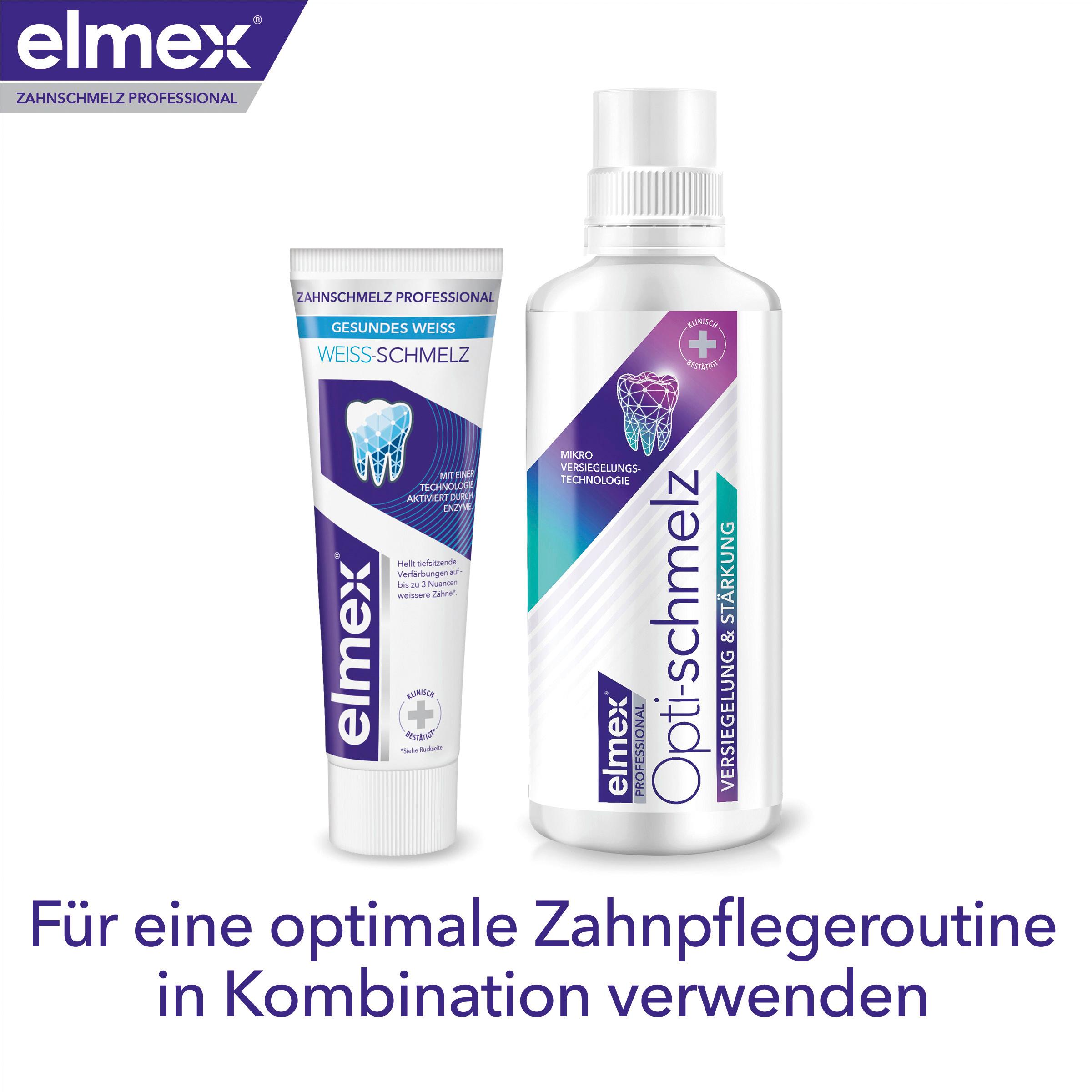 Produktbild Elmex Zahnschmelz Professional Zahnpasta Gesundes Weiß 3 von 12