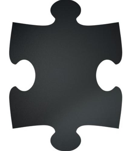 Securit Kreide-Wandtafeln"PUZZLE"5 Stück