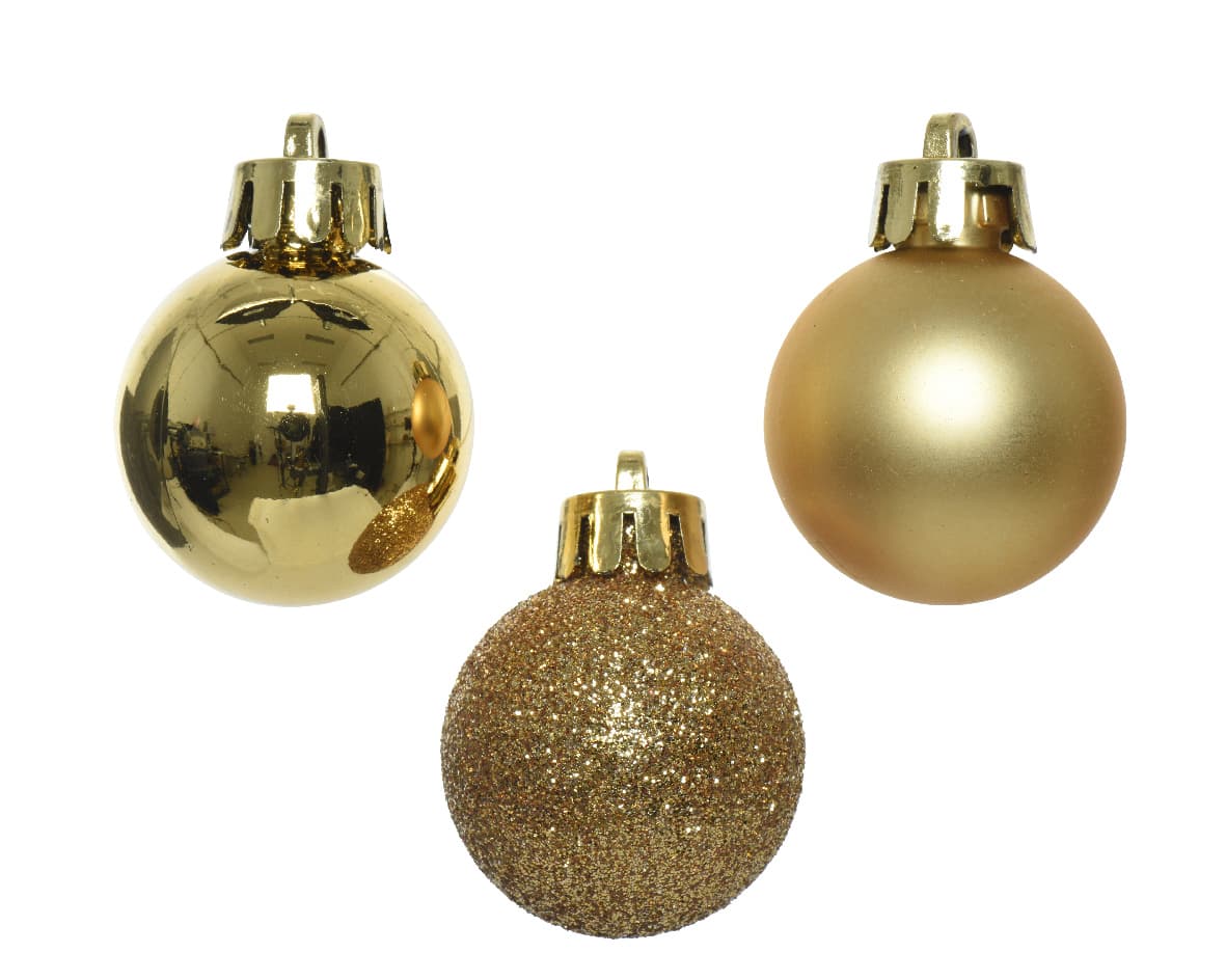 Produktbild Decoris Weihnachtsdekoration Kugeln ø3cm 3 von 4