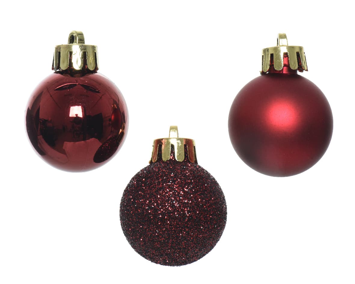 Produktbild Decoris Weihnachtsdekoration Kugeln ø3cm 2 von 2