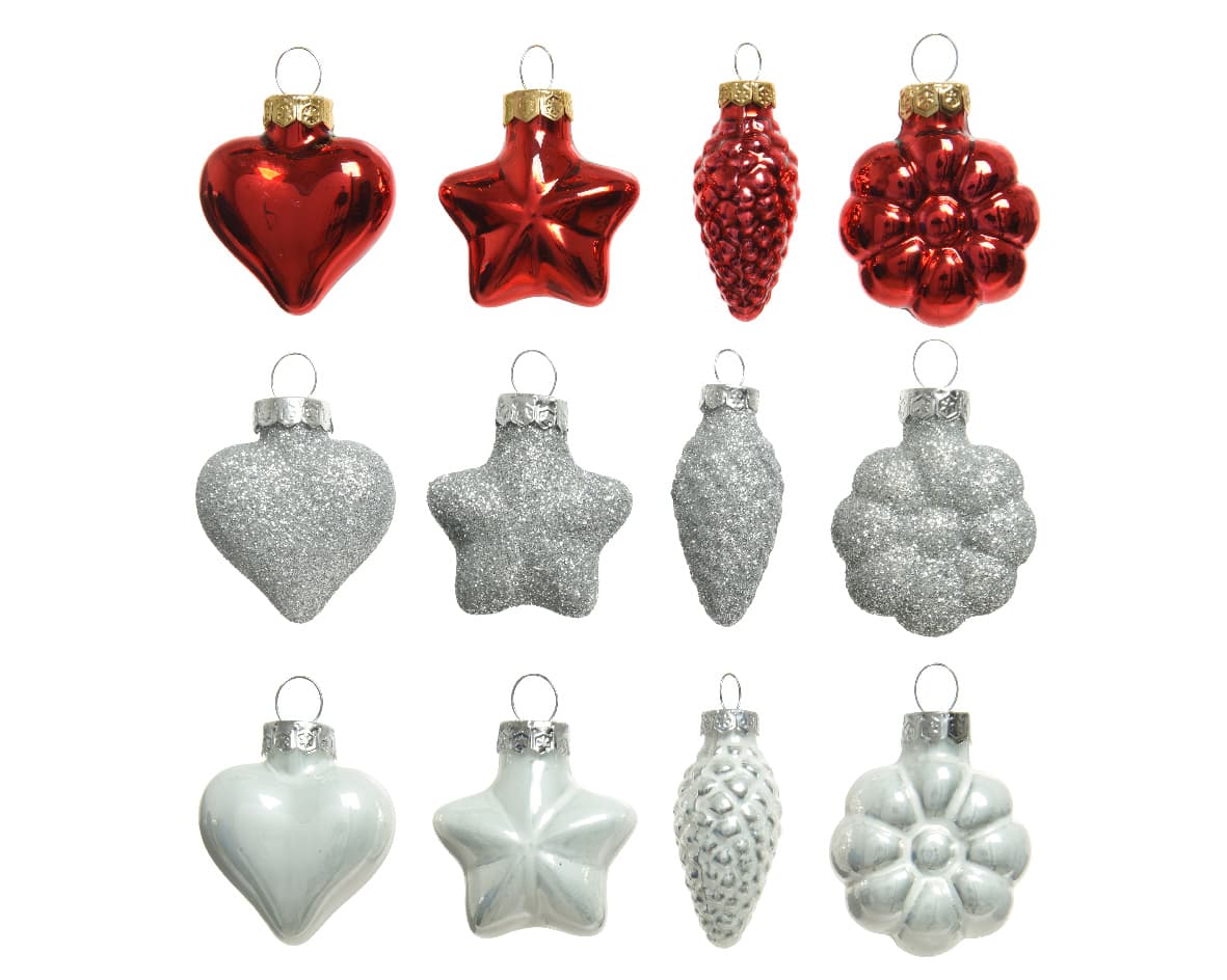 Produktbild Decoris Weihnachtsdekoration Glasfigur 2 von 2