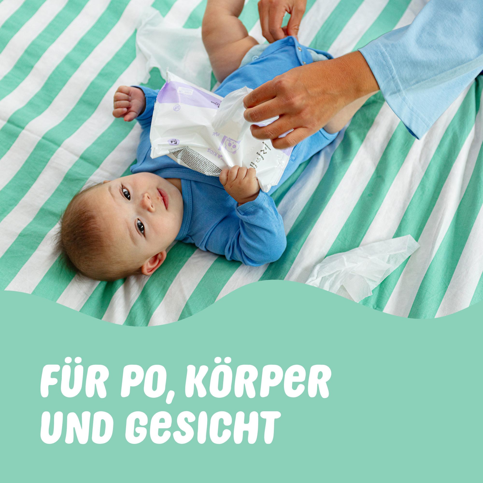 Produktbild NAïF Plastikfreie Feuchttücher für Baby&Kind 4 von 5