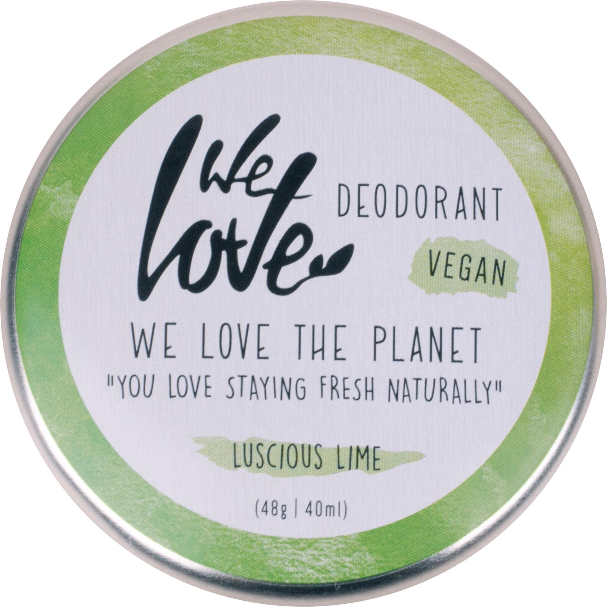 WE LOVE THE PLANET Natürliche Deodorant Creme - Luscious Lime