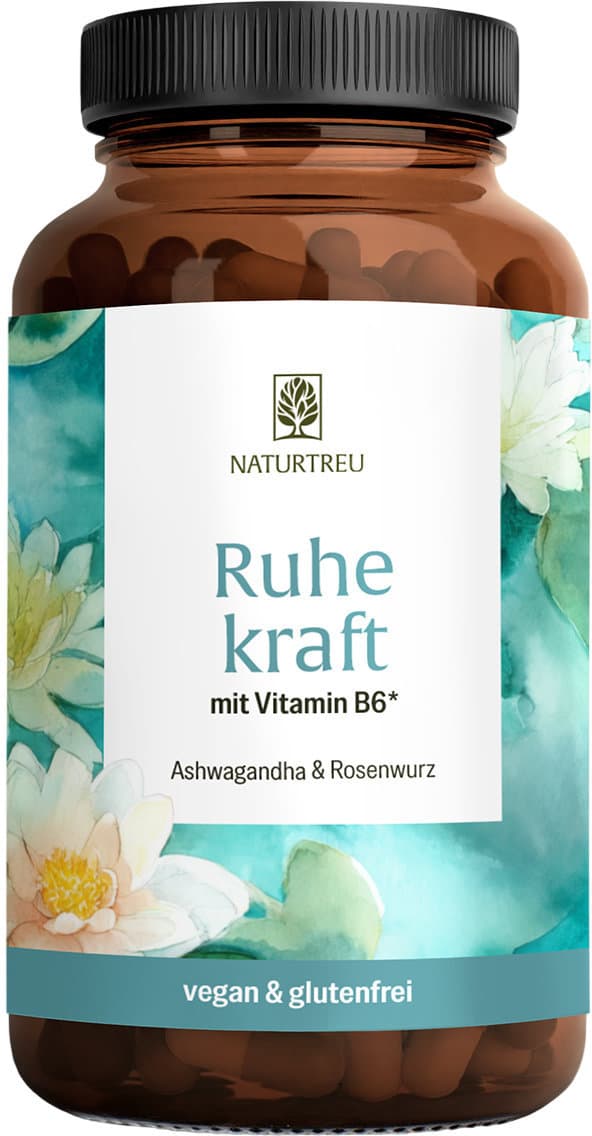 NATURTREU Ruhepol Ashwagandha & Rosenwurz 120 Kapseln