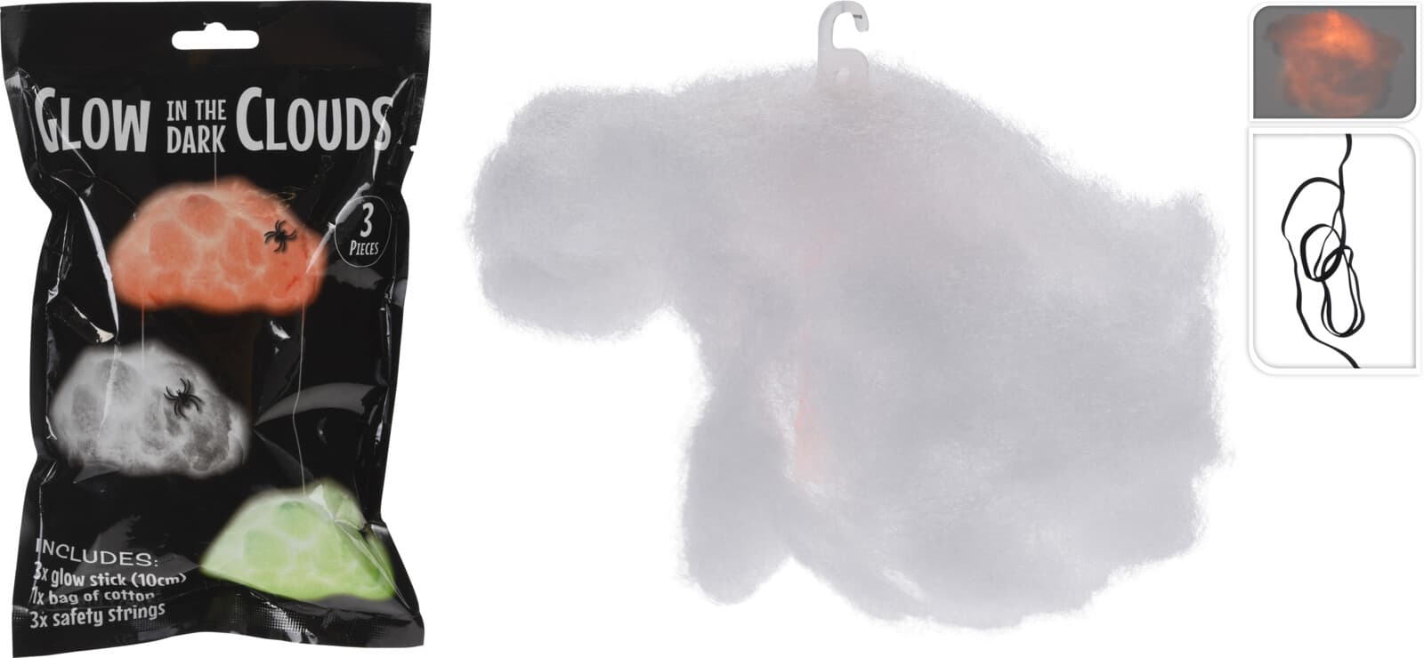 Produktbild Glow in the Dark Clouds Knicklicht 2 von 2