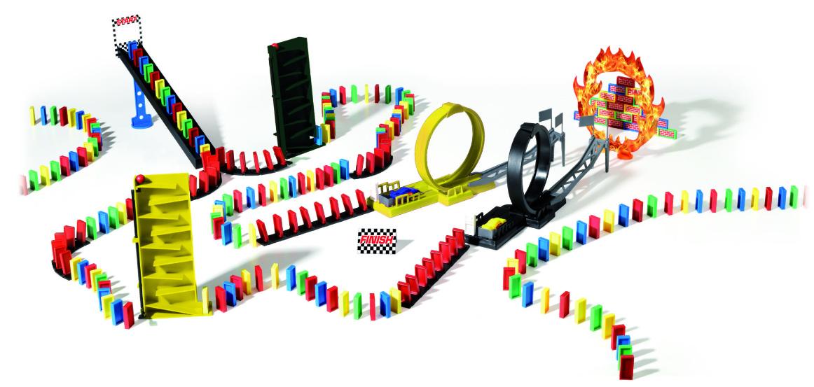 Produktbild Goliath Toys - Domino Express Crazy Race 2 von 2