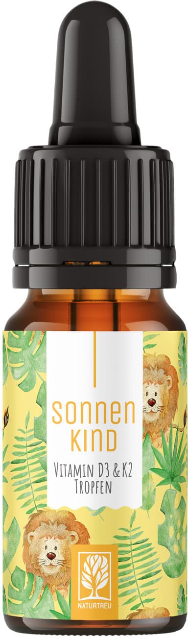 NATURTREU Sonnenkind Vitamin D3 & K2 Tropfen