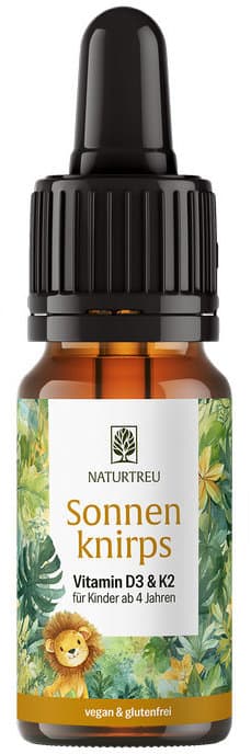NATURTREU Sonnenknirps Vitamin D3 & K2 Tropfen