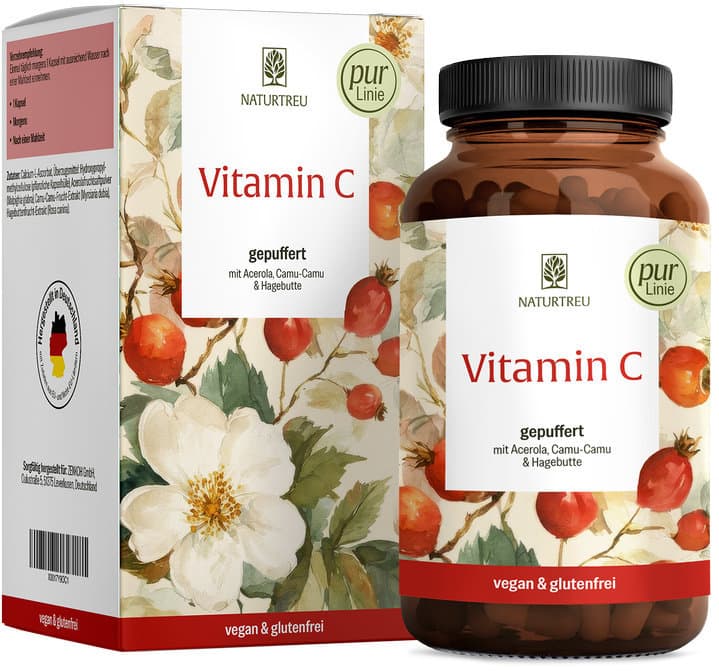 NATURTREU Vitamin C 180 Kapseln