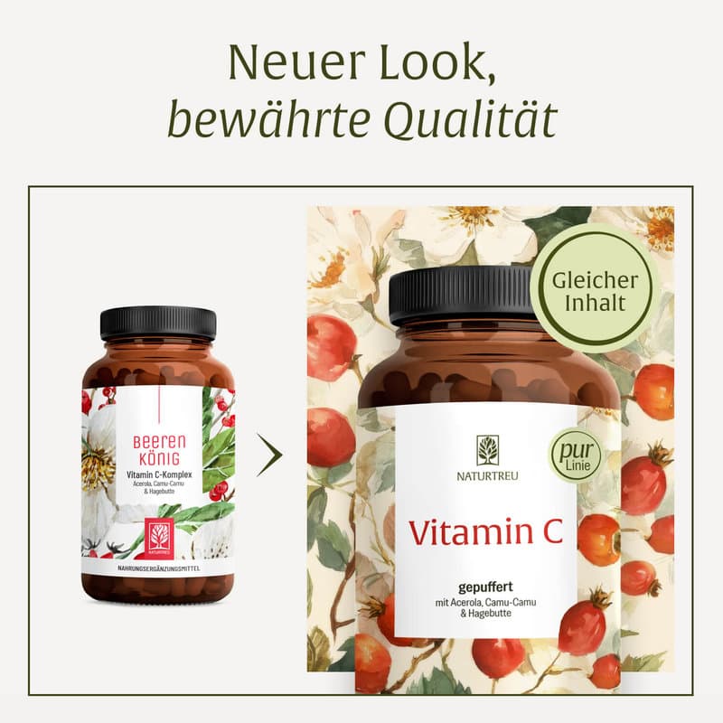 NATURTREU Vitamin C 180 Kapseln
