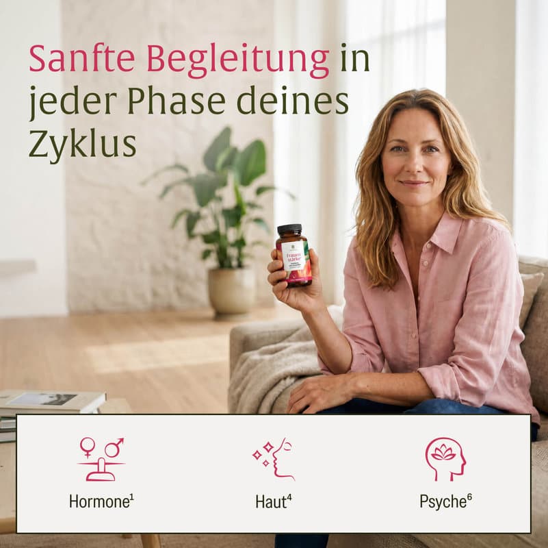 NATURTREU Frauenstärke Inositol & Mönchspfeffer 90 Kapseln