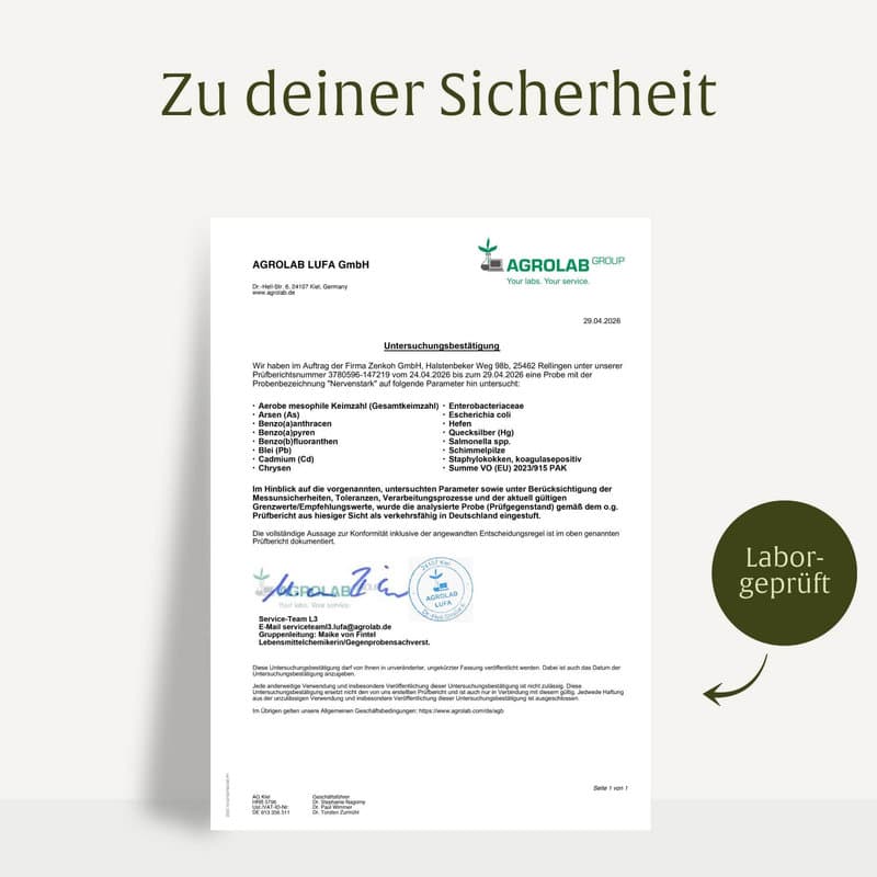 NATURTREU Nervenstark Vitamin B-Komplex 120 Kapseln