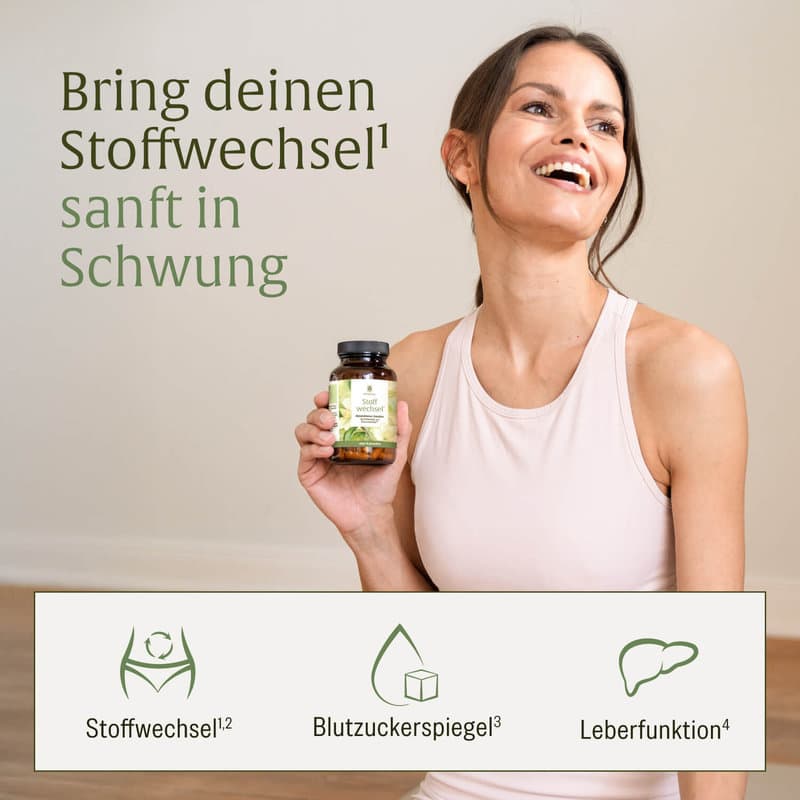 NATURTREU Stoffwechsel Metabolismus-Komplex 120 Kapseln