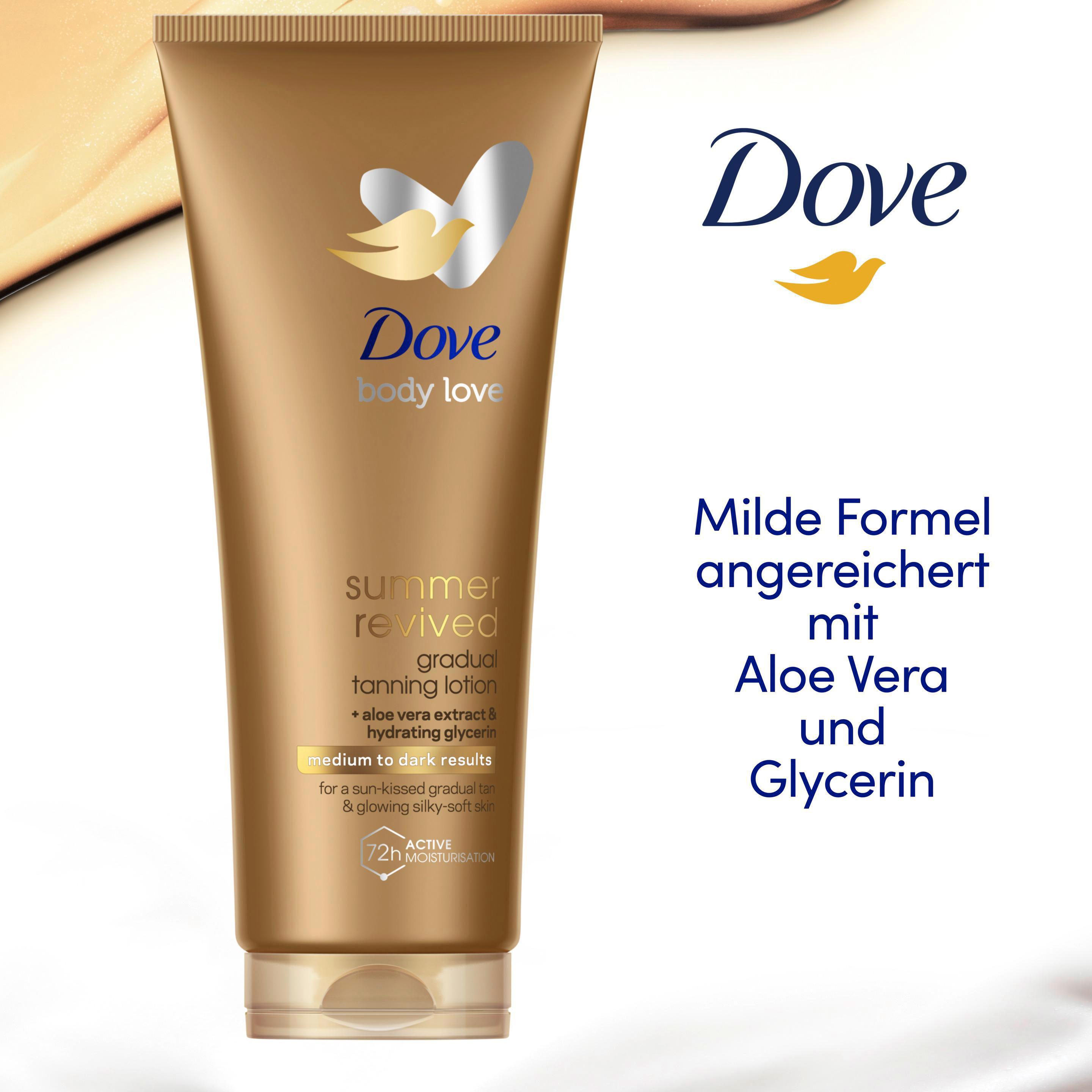Produktbild Dove body love Selbstbräuner summer revived medium to dark 4 von 6