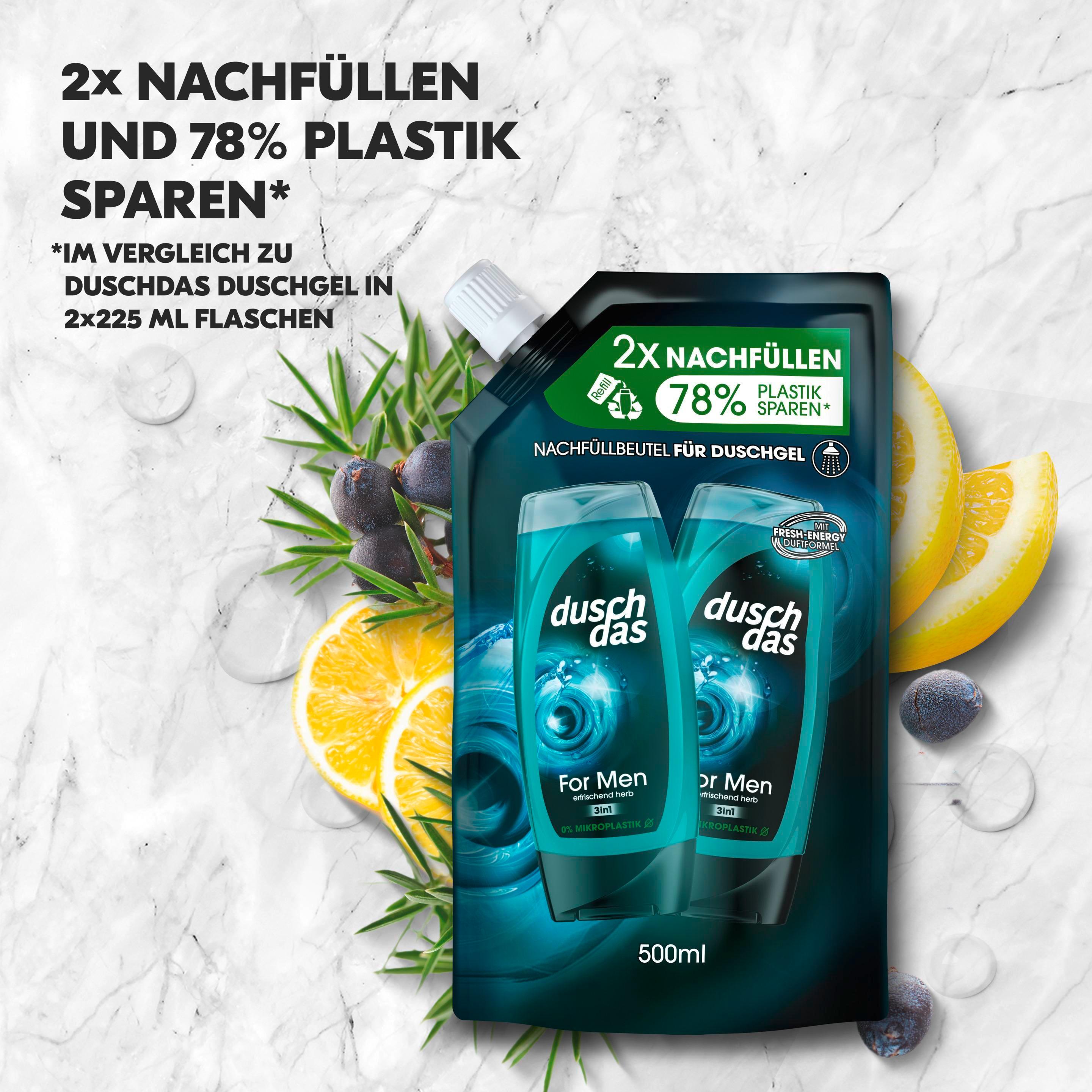 Produktbild Duschdas Duschgel For Men Nachfüllung 2 von 5