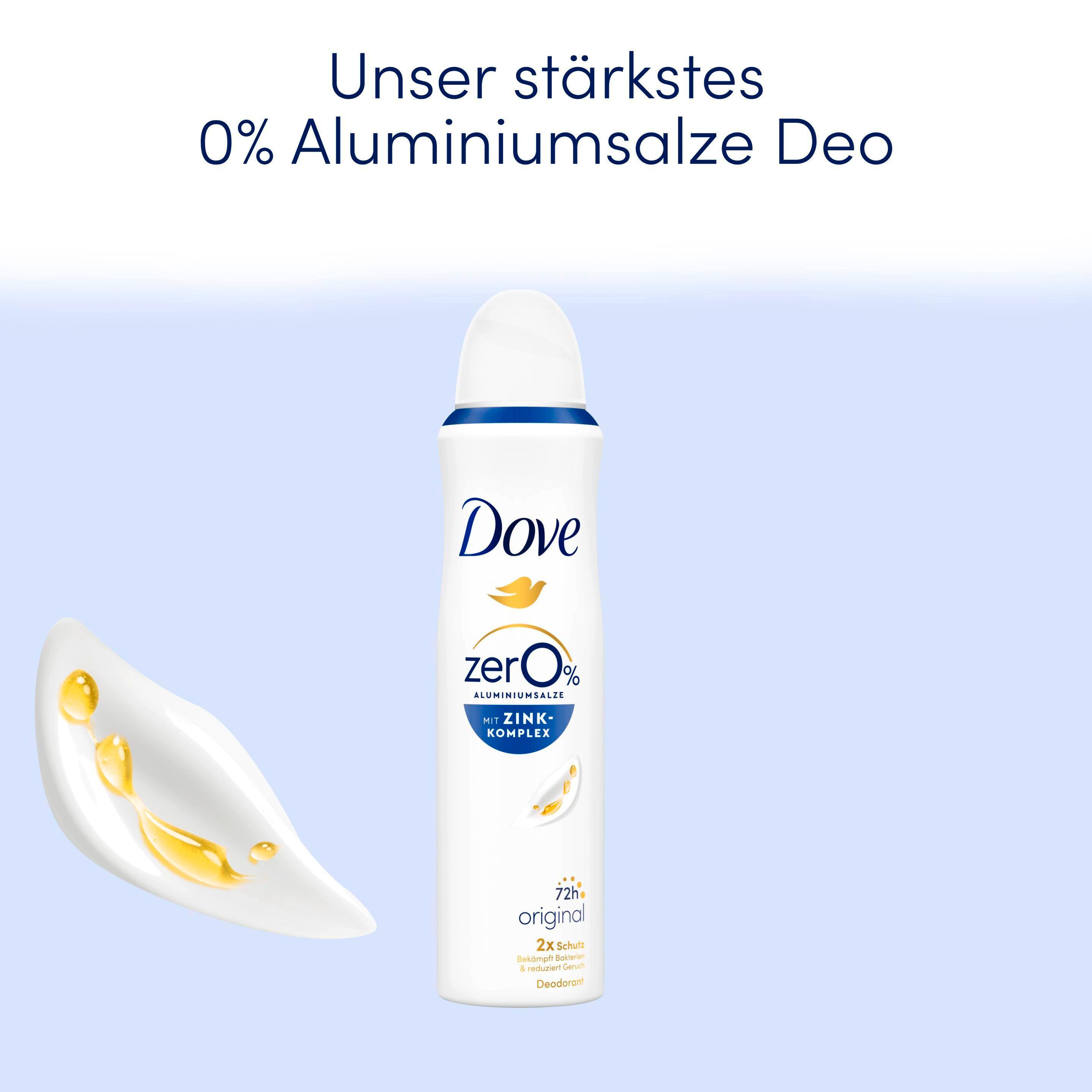Produktbild Dove Deodorant-Spray mit Zink-Komplex Original 0% Aluminiumsalze 4 von 13