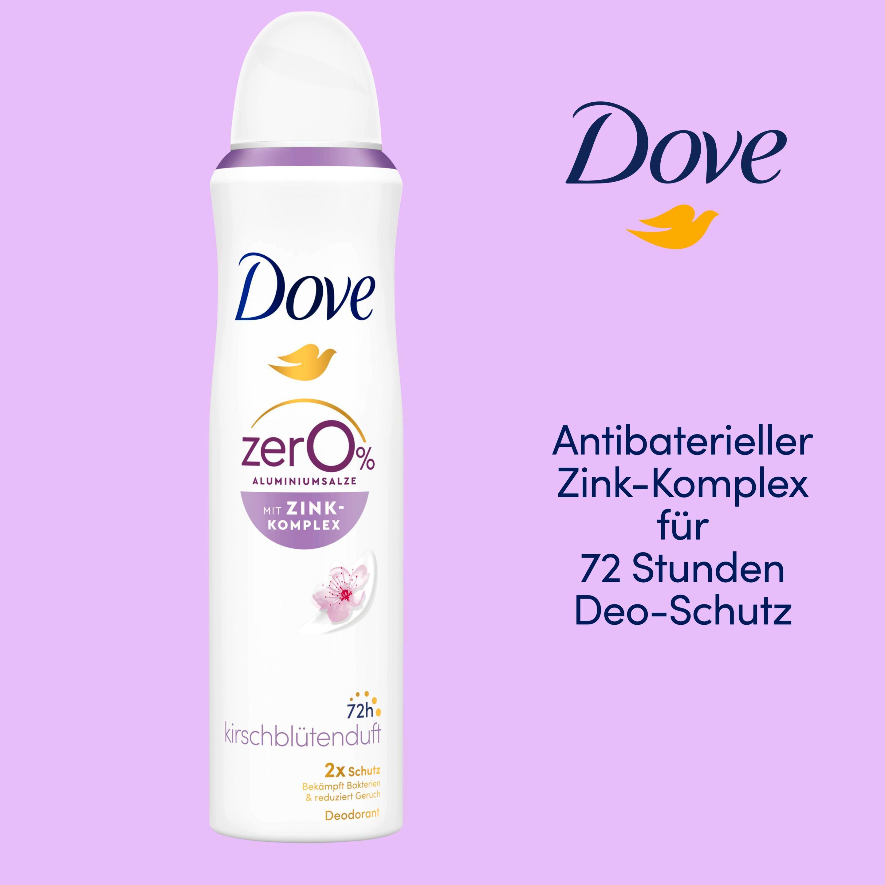 Produktbild Dove Deodorant-Spray mit Zink-Komplex Kirschblütenduft  0% Aluminiumsalze 4 von 9