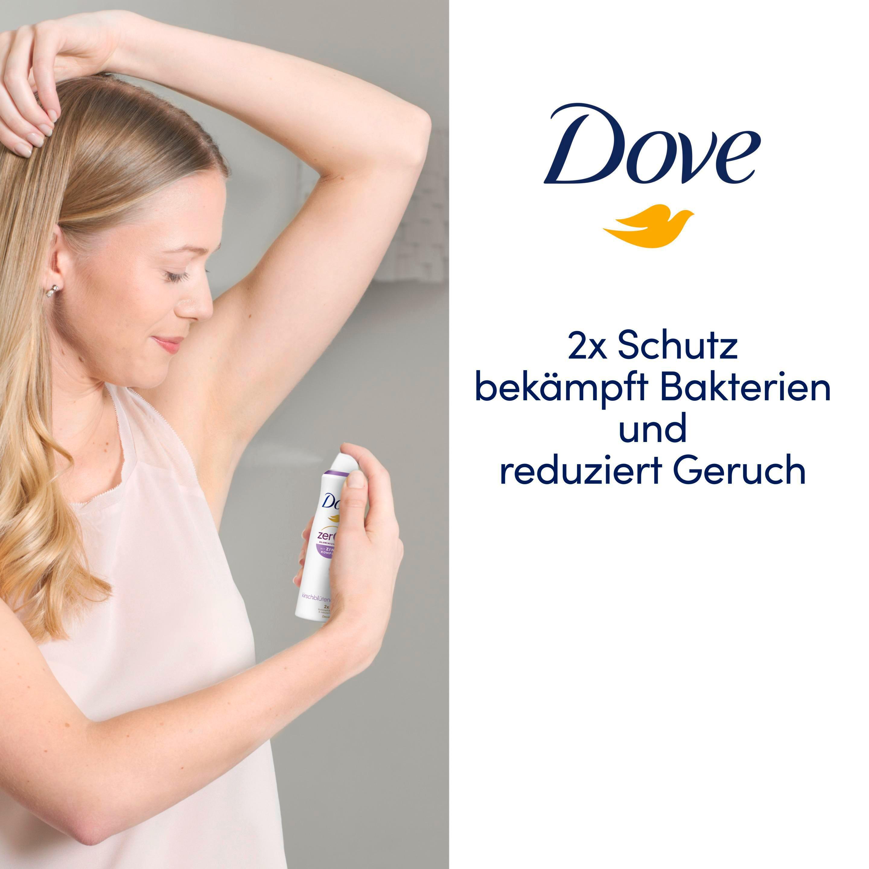 Produktbild Dove Deodorant-Spray mit Zink-Komplex Kirschblütenduft  0% Aluminiumsalze 3 von 9