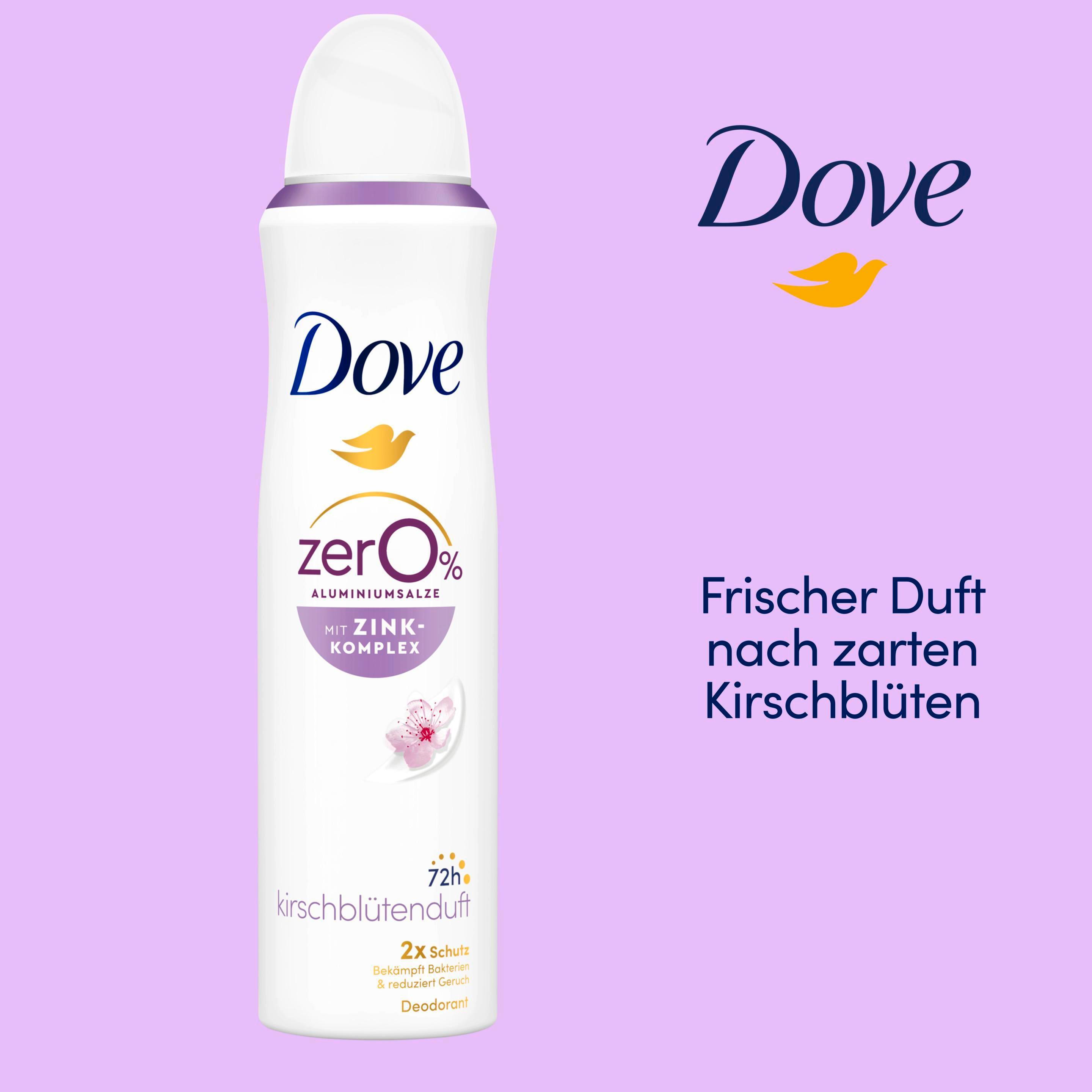 Produktbild Dove Deodorant-Spray mit Zink-Komplex Kirschblütenduft  0% Aluminiumsalze 9 von 9