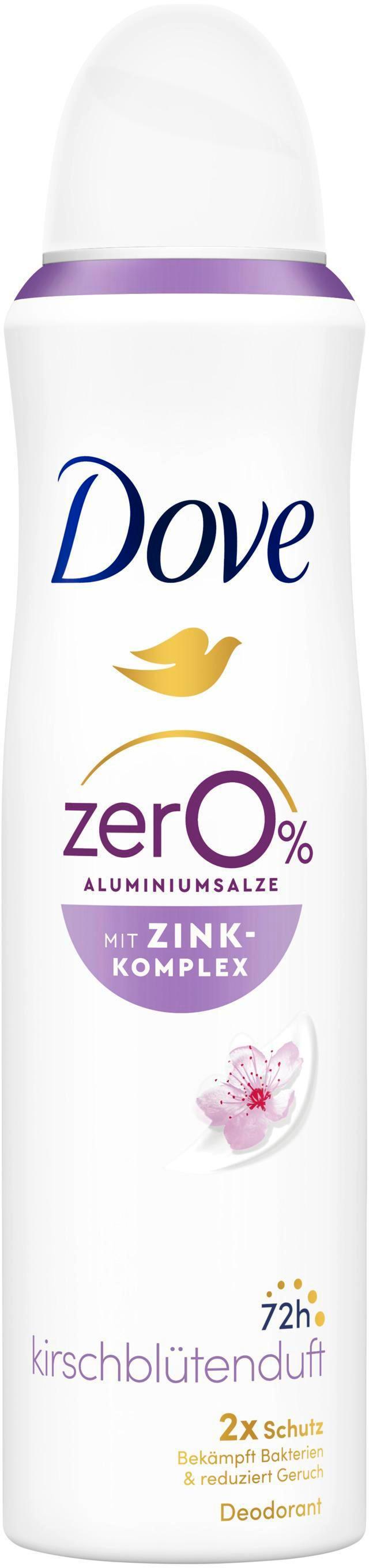 Dove Deodorant-Spray mit Zink-Komplex Kirschblütenduft  0% Aluminiumsalze