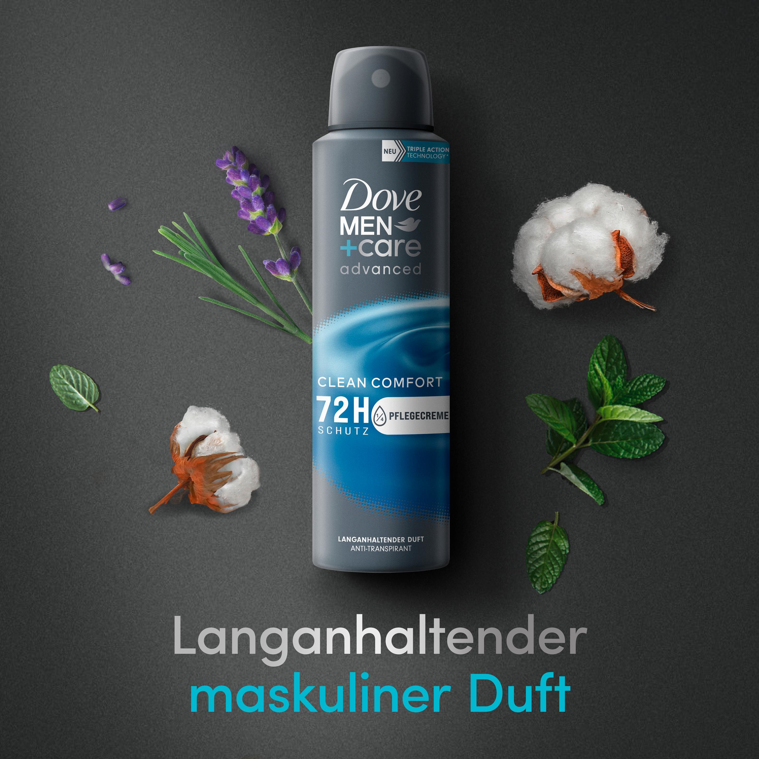 Produktbild Dove Men+Care Deo-Spray Antitranspirant Advanced Clean Comfort 4 von 7