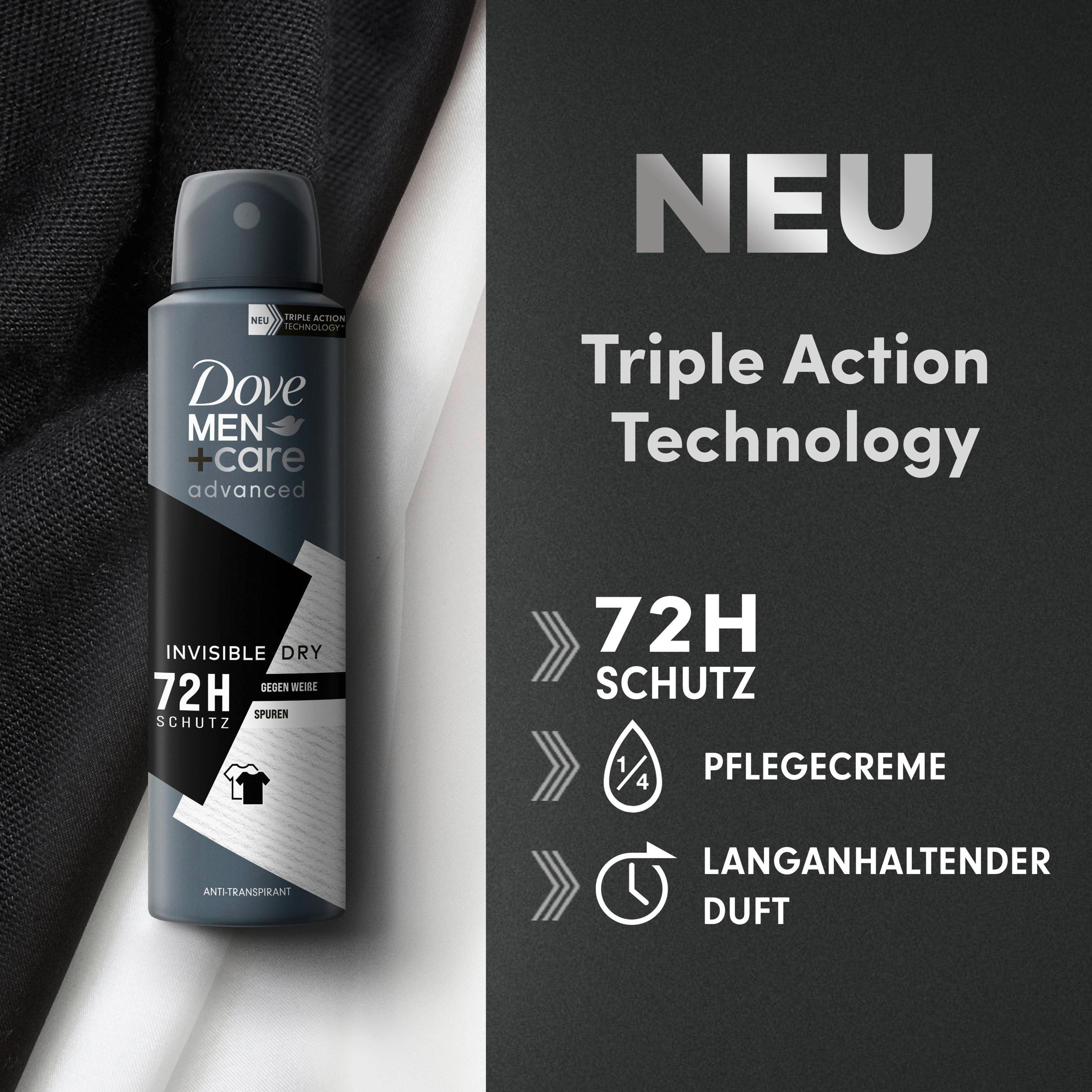 Produktbild Dove Men+Care Deo-Spray Antitranspirant Advanced Invisible Dry 7 von 9