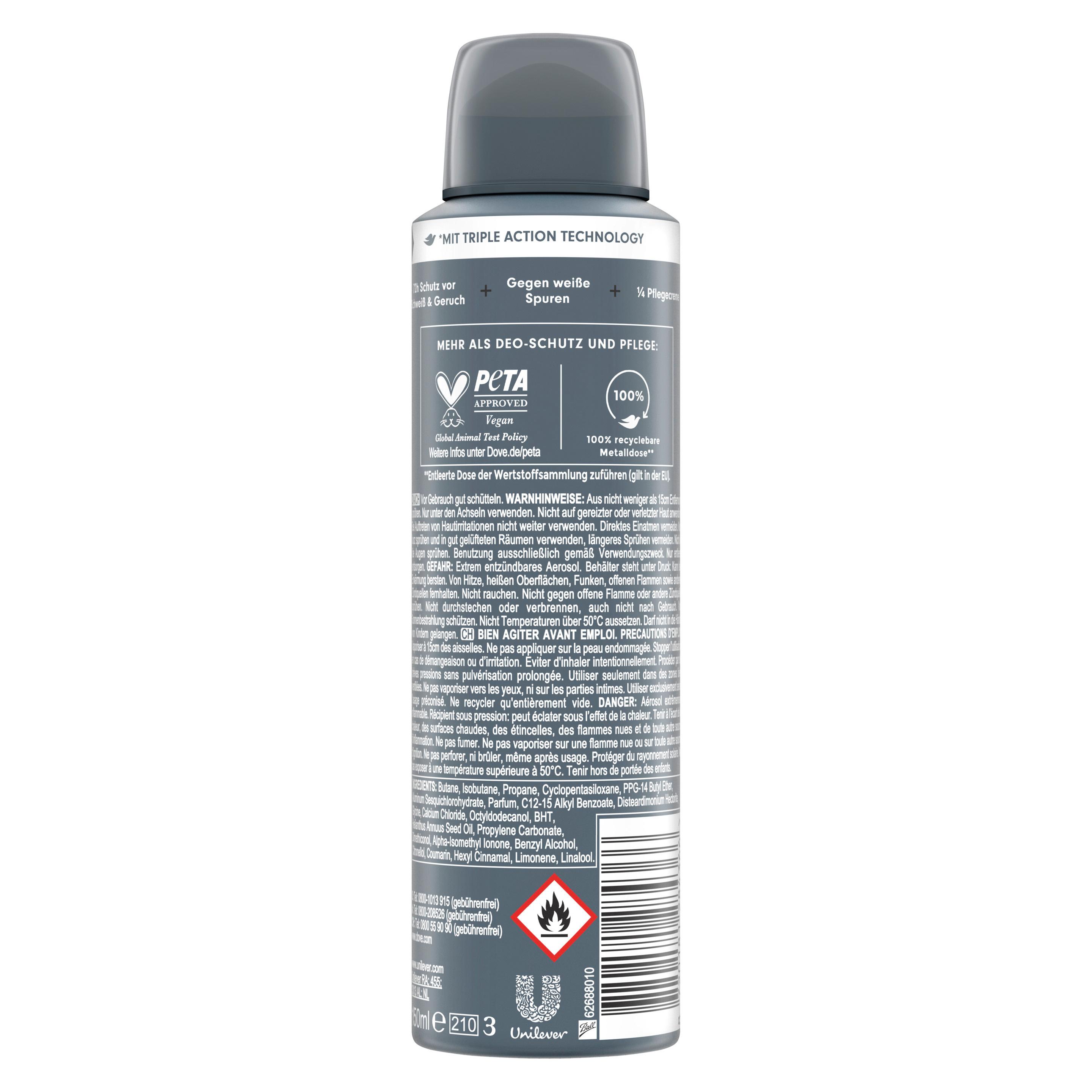 Produktbild Dove Men+Care Deo-Spray Antitranspirant Advanced Invisible Dry 2 von 9