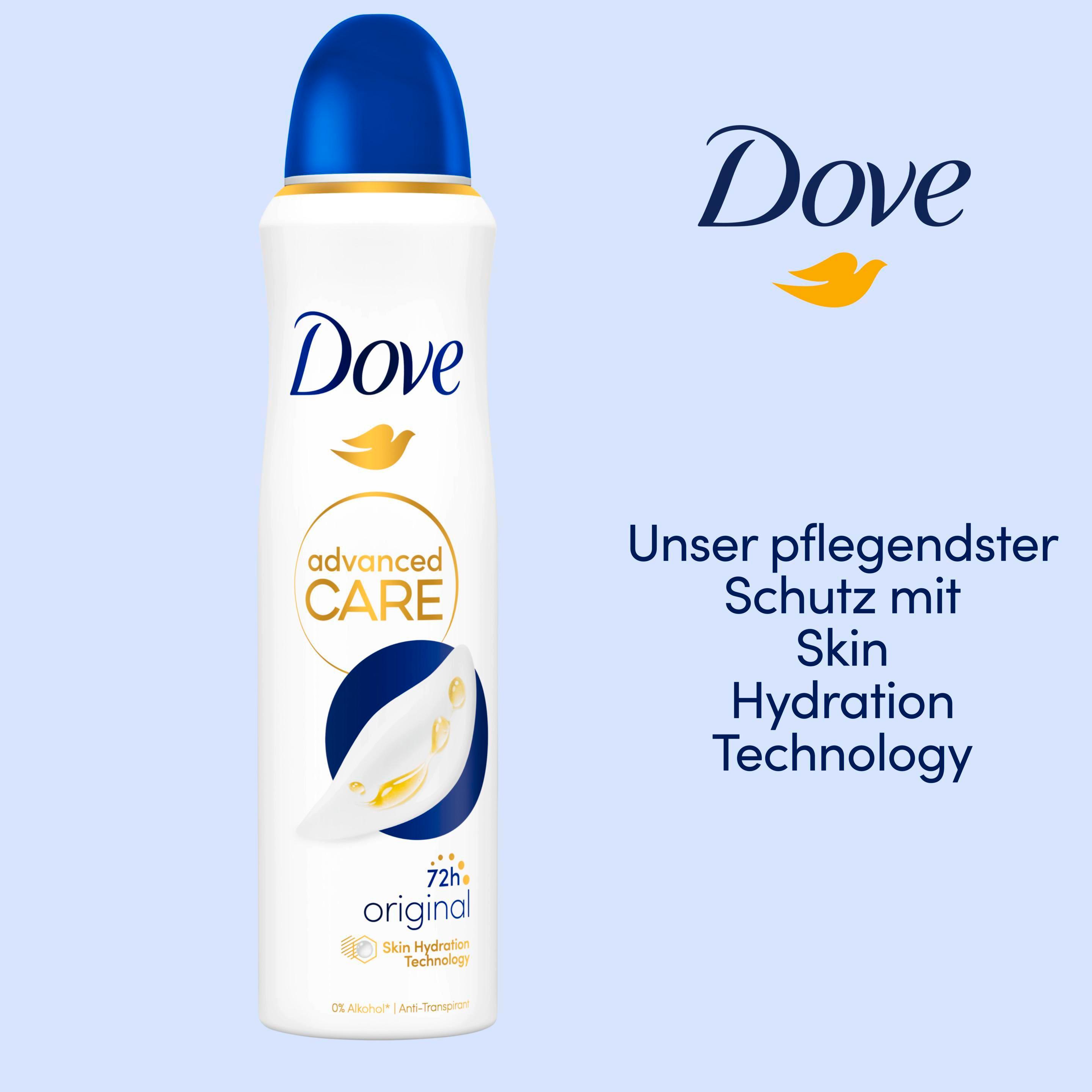 Produktbild Dove Deo-Spray Antitranspirant Advanced Care Original 4 von 10