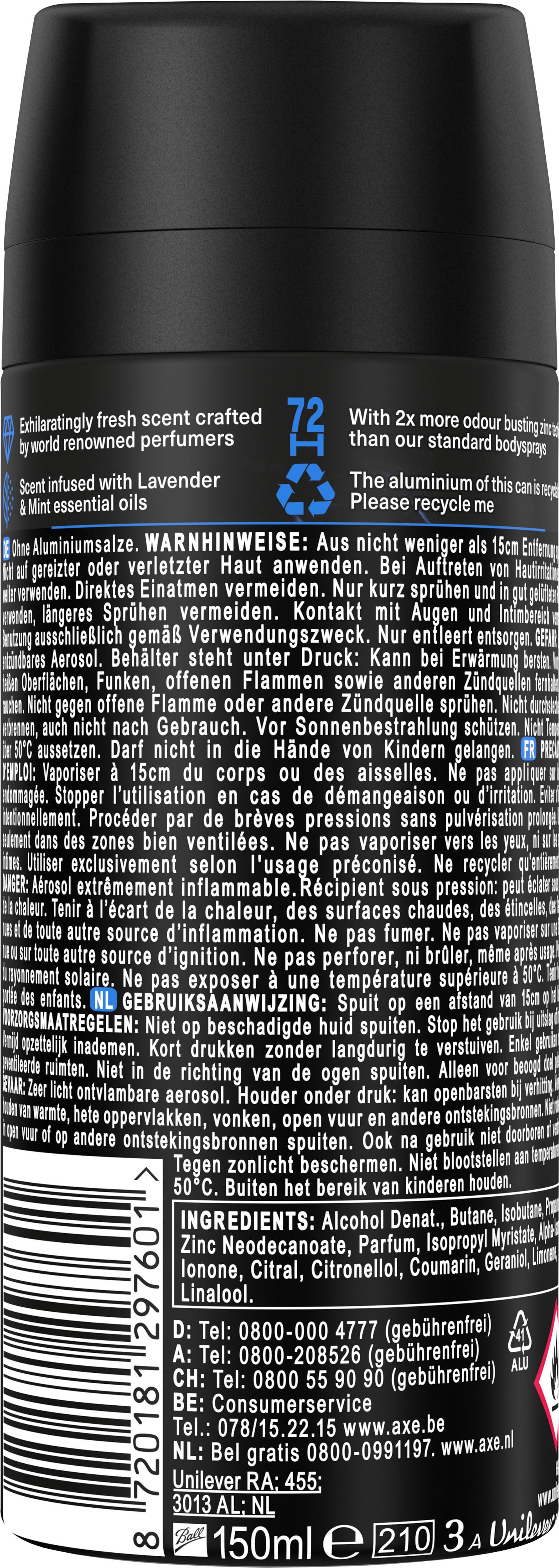 Produktbild Axe Premium Bodyspray Blue Lavender ohne Aluminiumsalze 3 von 6