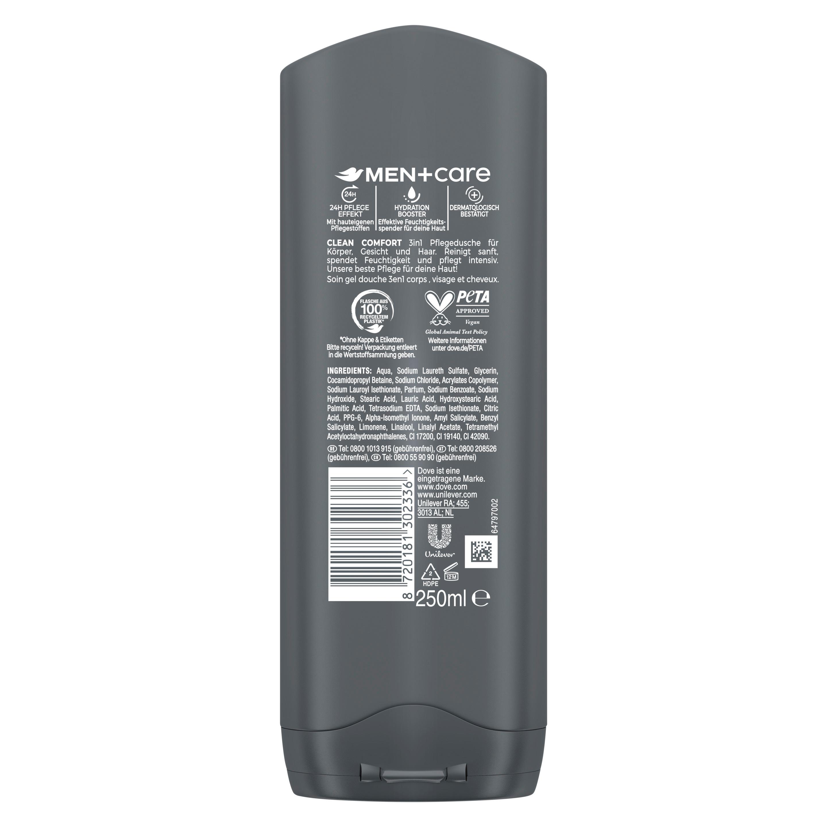 Produktbild Dove Men+Care Duschgel Clean Comfort 3 von 11