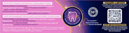 Produktbild mentadent Zahnpasta White Now Infinite Gold 2 von 3