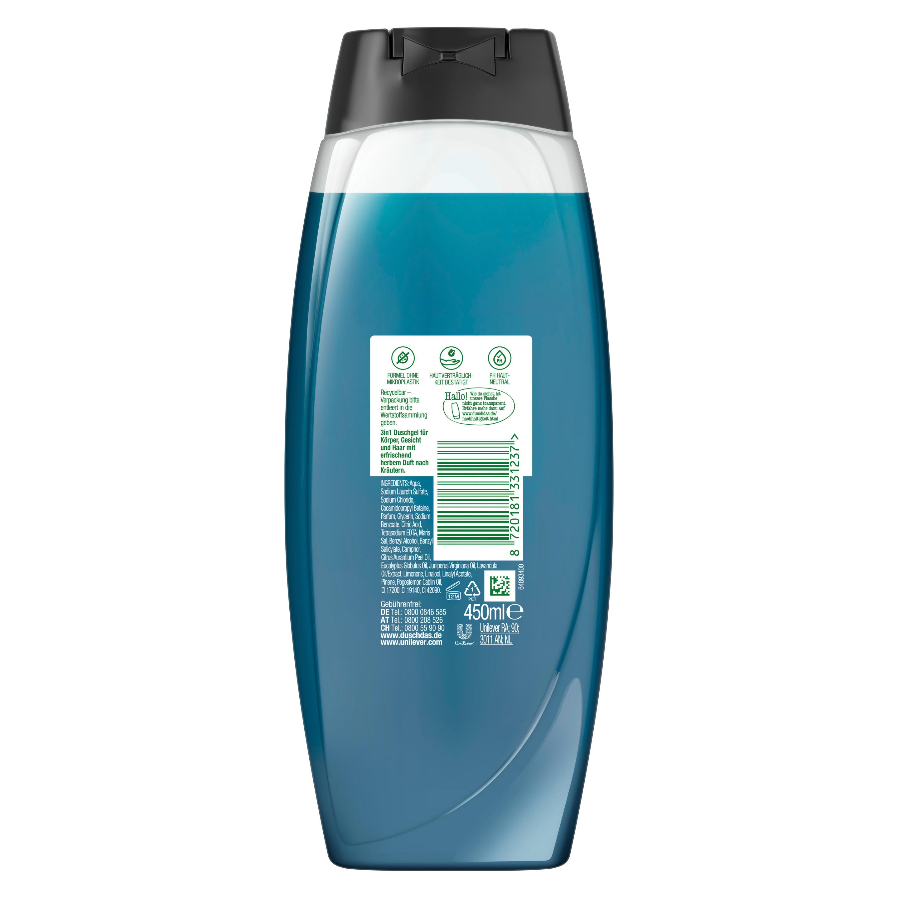 Produktbild Duschdas Duschgel For Men 3in1 XXL 2 von 16