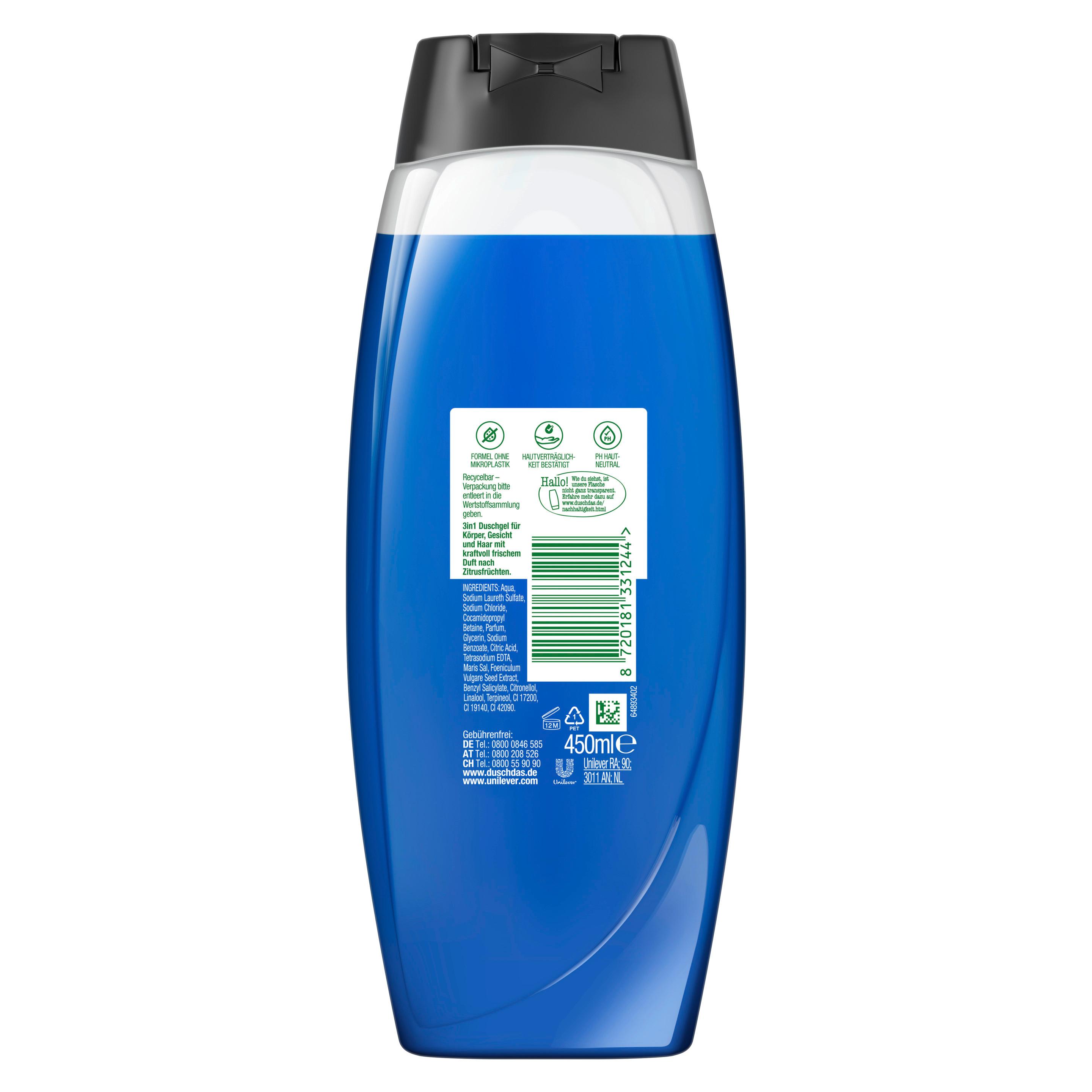 Produktbild Duschdas Duschgel Sport 3in1 XXL 2 von 16