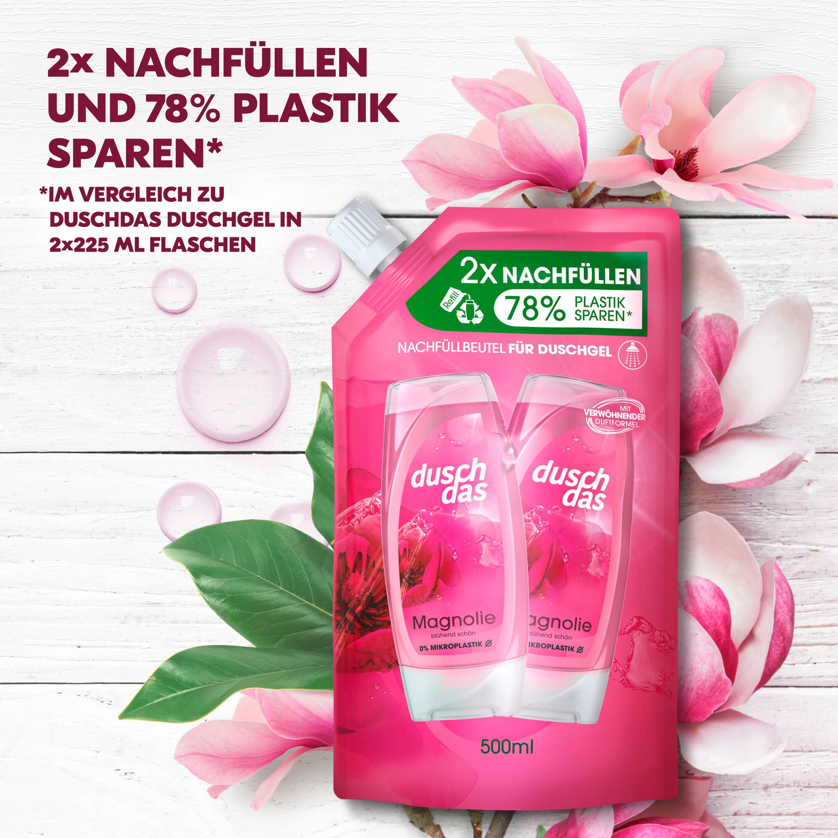 Produktbild Duschdas Duschgel Magnolie Nachfüllung 4 von 7