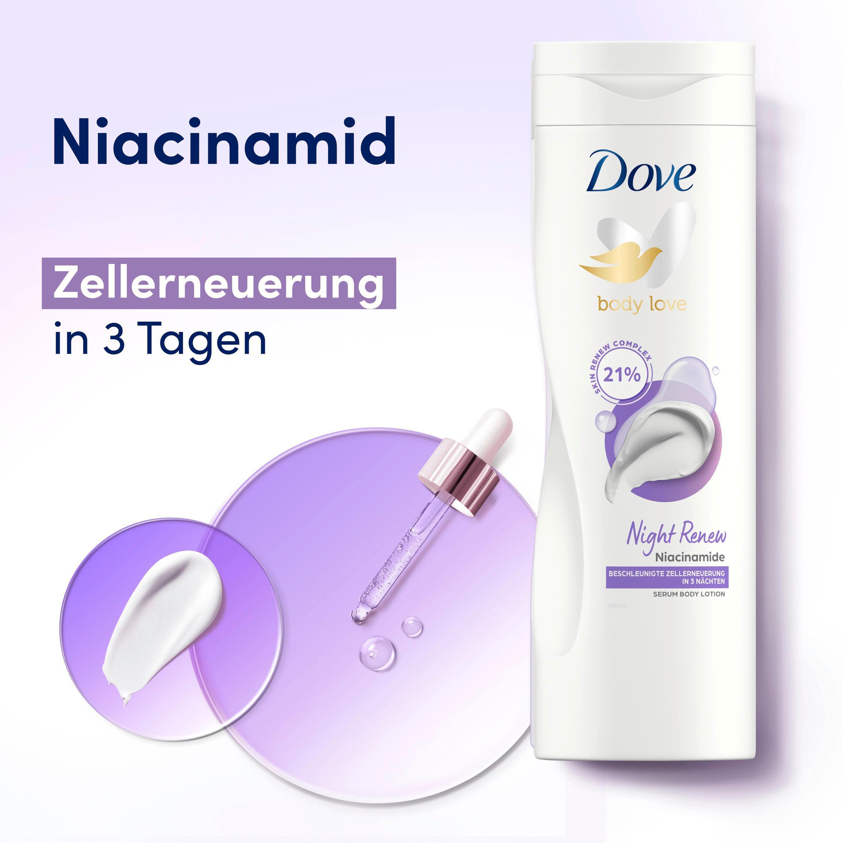 Produktbild Dove Body Lotion Night Renew Serum 6 von 12
