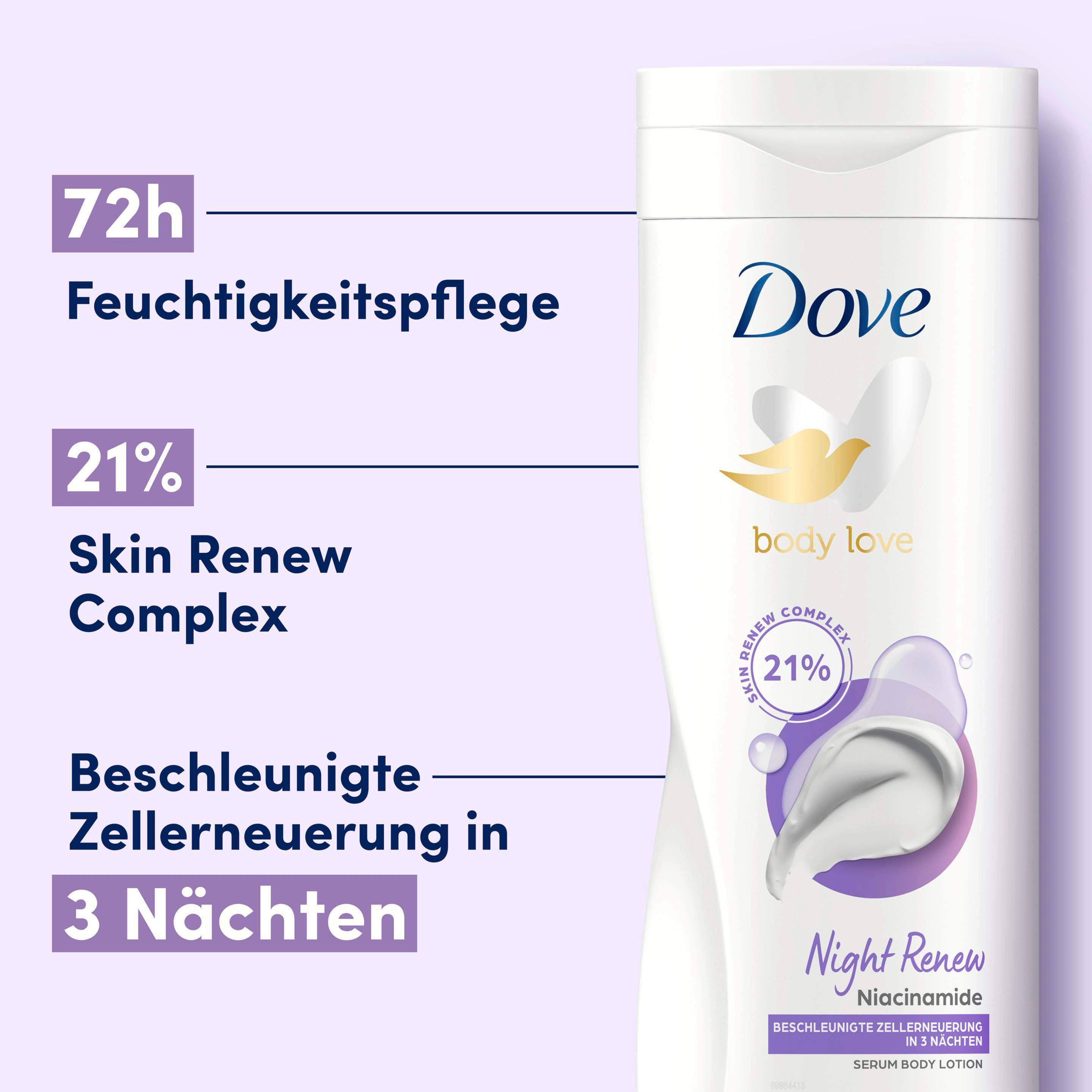 Produktbild Dove Body Lotion Night Renew Serum 7 von 12