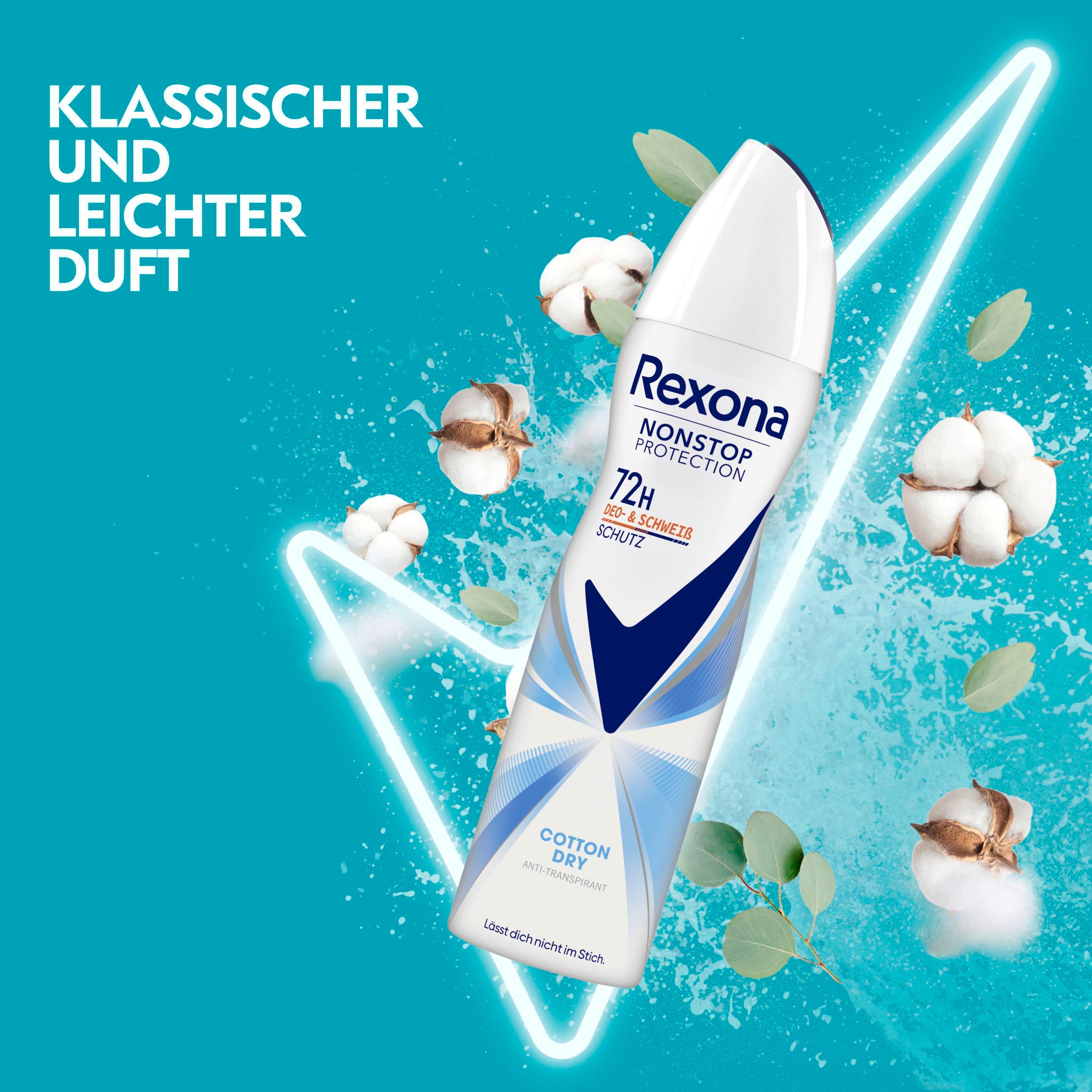 Produktbild Rexona Nonstop Protection Cotton Dry Anti-Transpirant 6 von 6