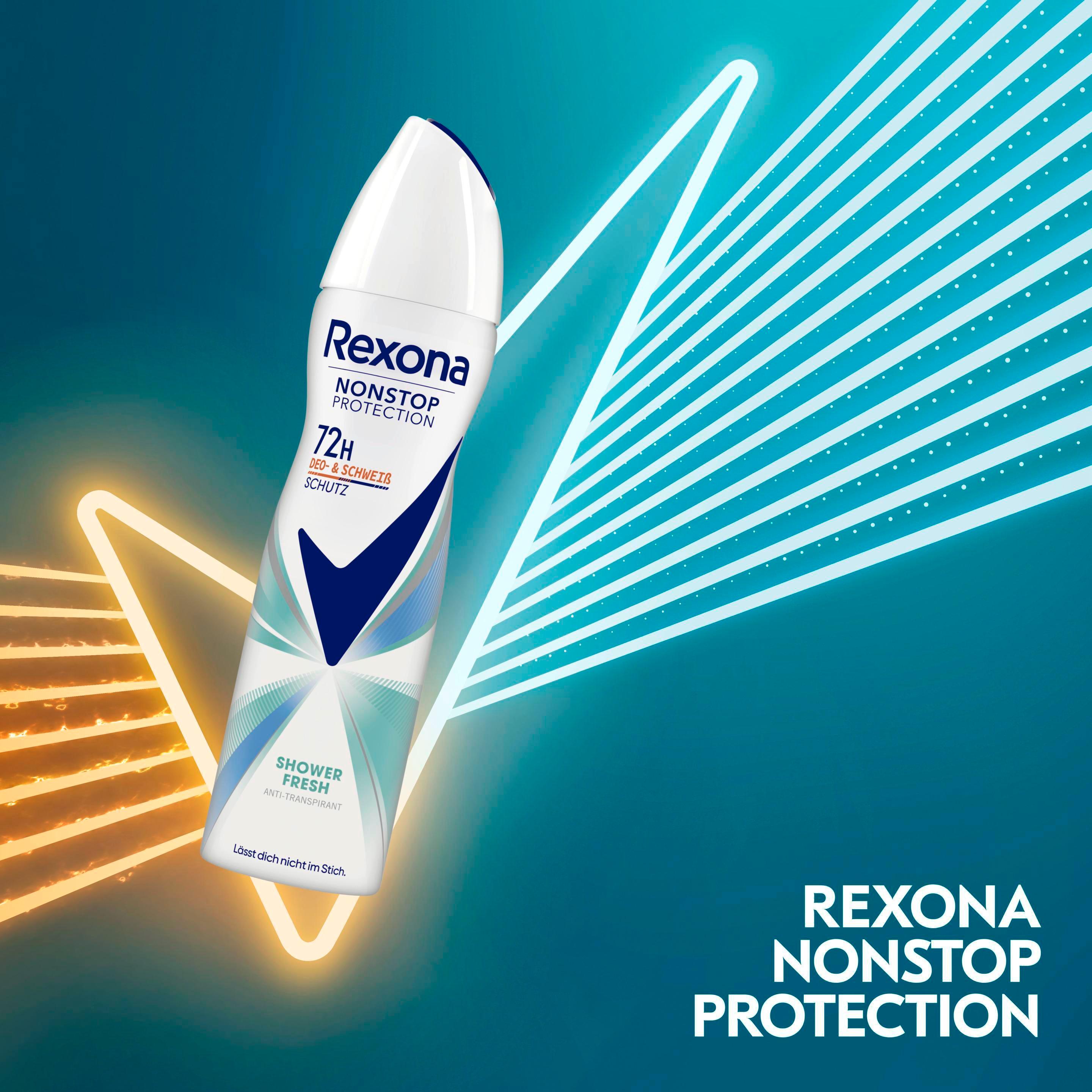 Produktbild Rexona Nonstop Protection Shower Fresh Anti-Transpirant 3 von 5